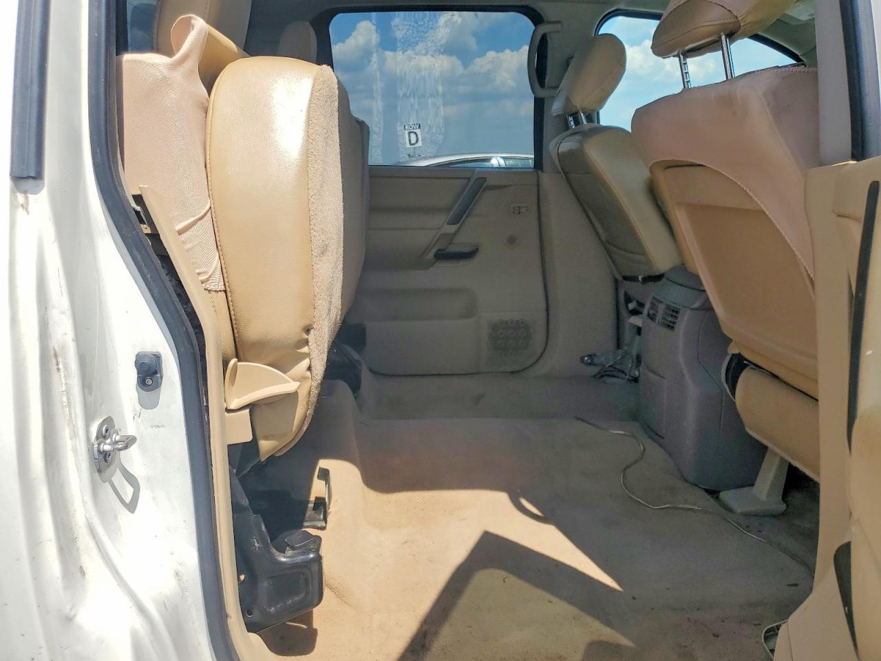 2012 Nissan Titan Sv White vin: 1N6BA0ED2CN313279