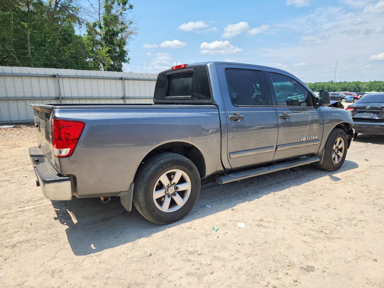 2013 Nissan Titan Gray vin: 1N6BA0ED2DN309055