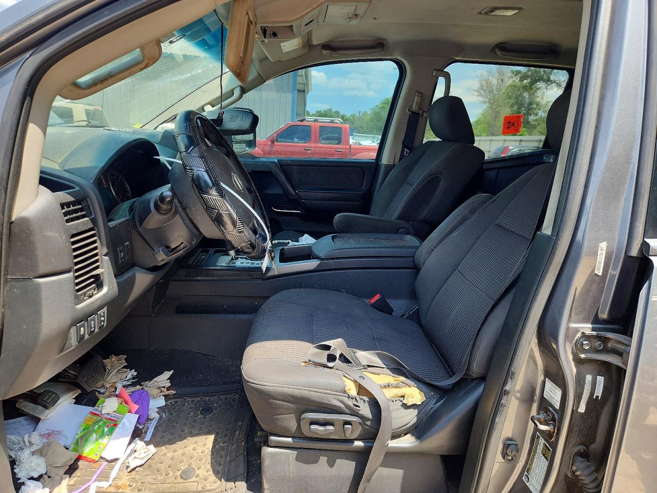 2013 Nissan Titan Gray vin: 1N6BA0ED2DN309055