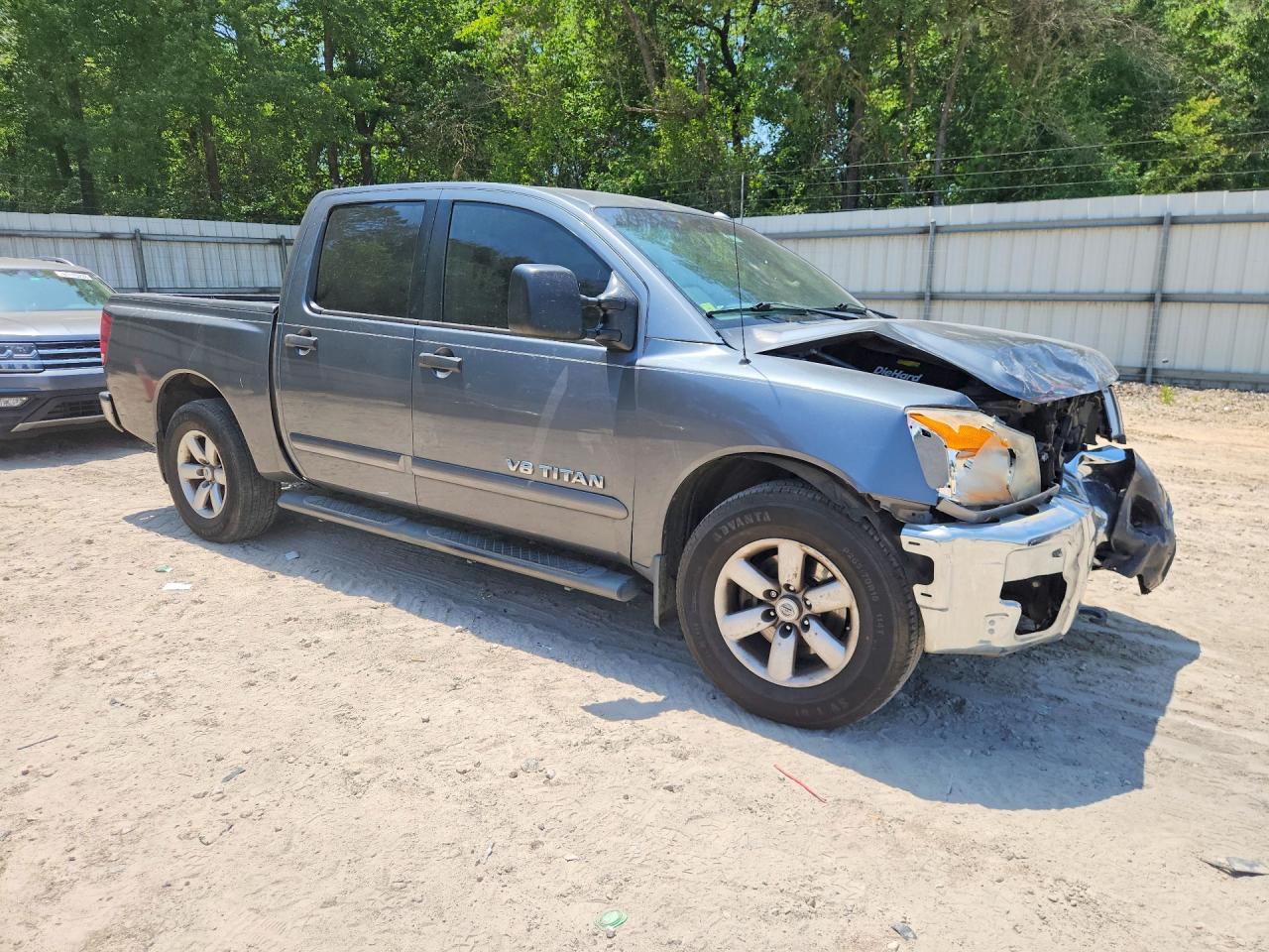 2013 Nissan Titan Gray vin: 1N6BA0ED2DN309055