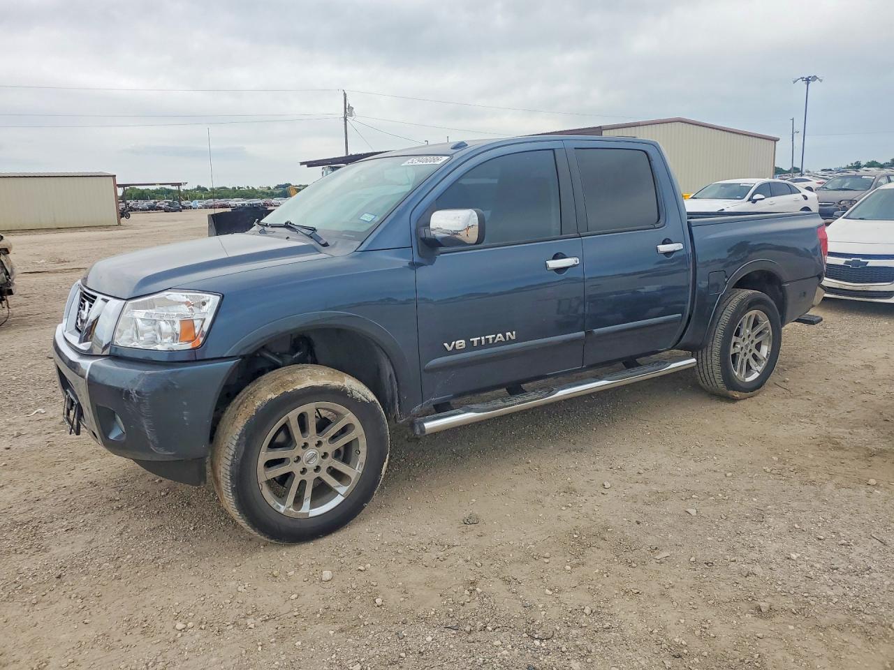 2014 Nissan Titan Sl Blue vin: 1N6BA0ED2EN519446