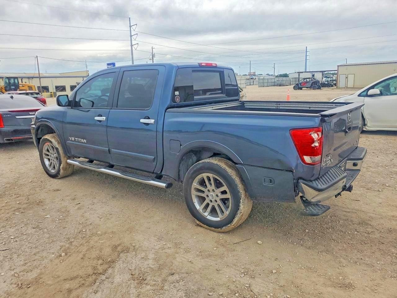 2014 Nissan Titan Sl Blue vin: 1N6BA0ED2EN519446