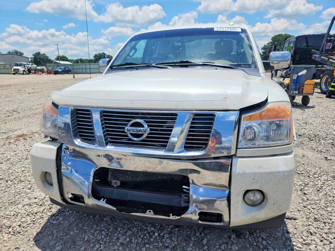2015 Nissan Titan Sl White vin: 1N6BA0ED2FN506665