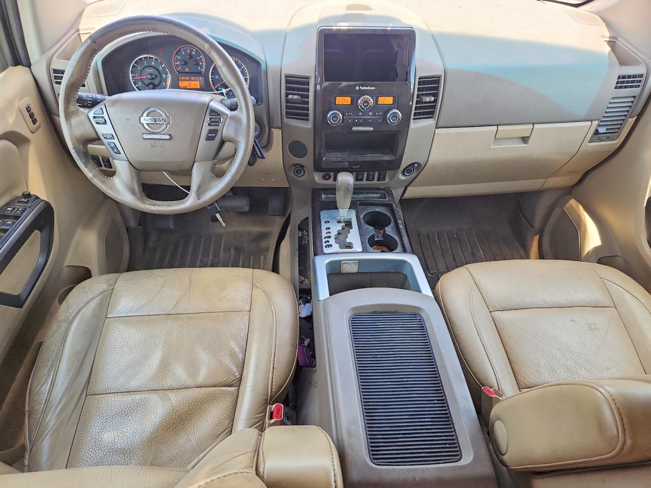 2015 Nissan Titan Sl White vin: 1N6BA0ED2FN506665