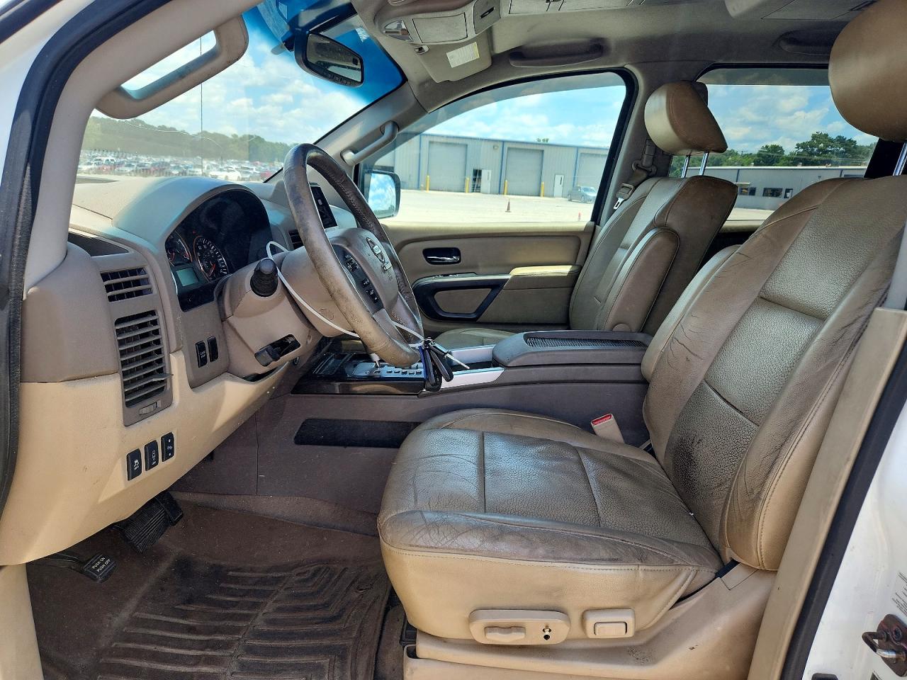 2015 Nissan Titan Sl White vin: 1N6BA0ED2FN506665