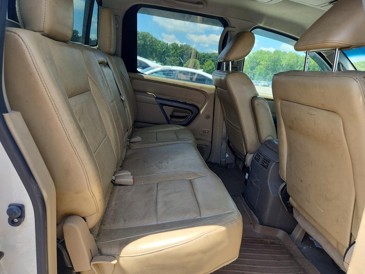 2015 Nissan Titan Sl White vin: 1N6BA0ED2FN506665