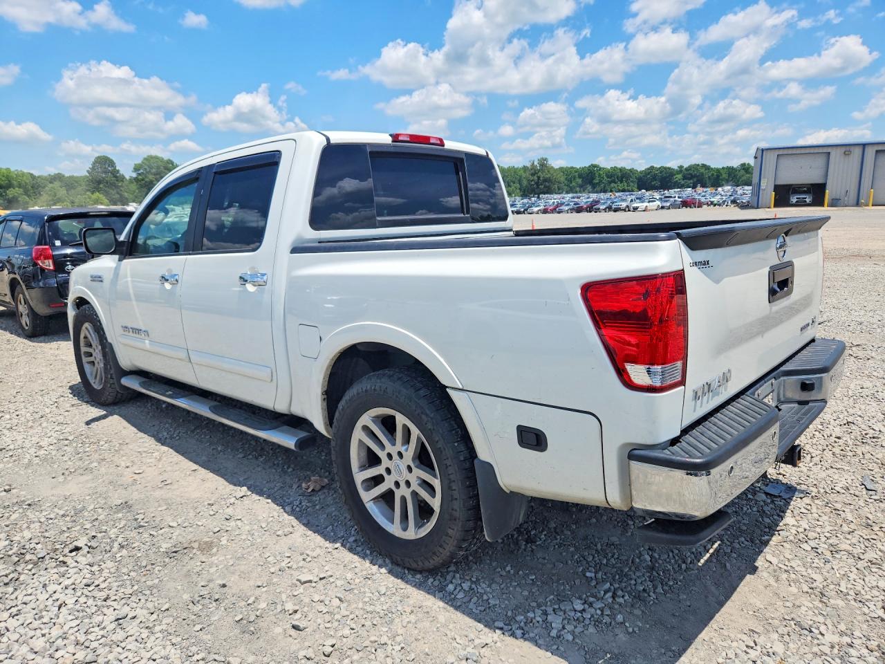 2015 Nissan Titan Sl White vin: 1N6BA0ED2FN506665