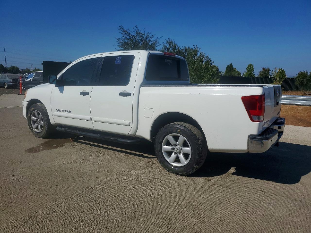 2010 Nissan Titan Se White vin: 1N6BA0ED3AN302532