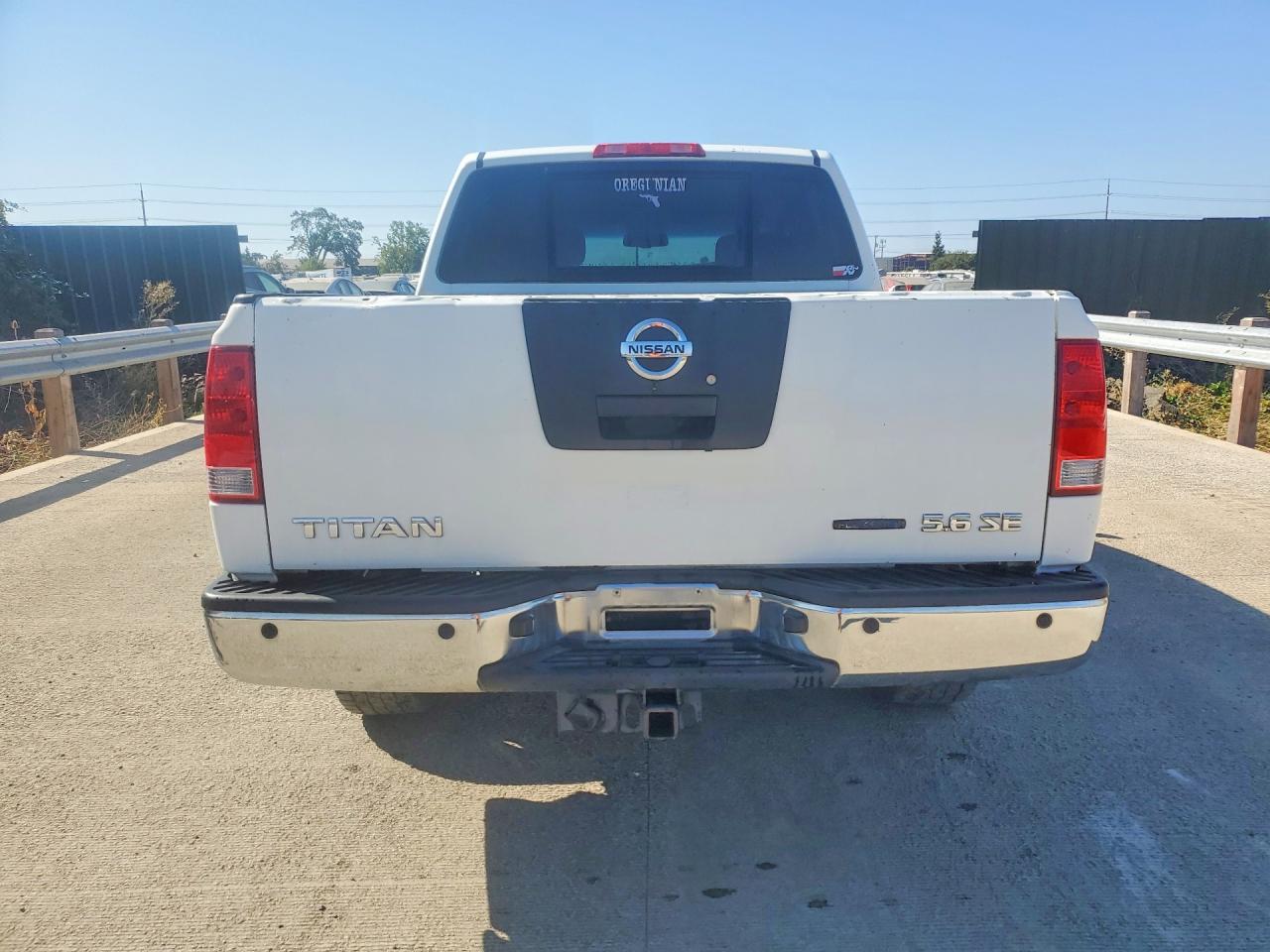 2010 Nissan Titan Se White vin: 1N6BA0ED3AN302532
