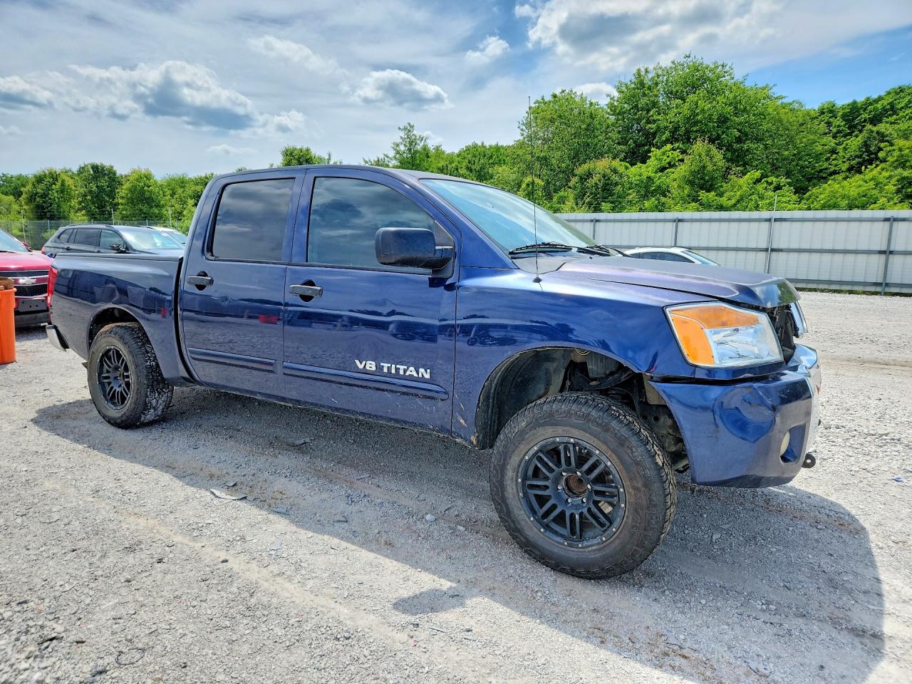 2010 Nissan Titan Se Blue vin: 1N6BA0ED3AN311263
