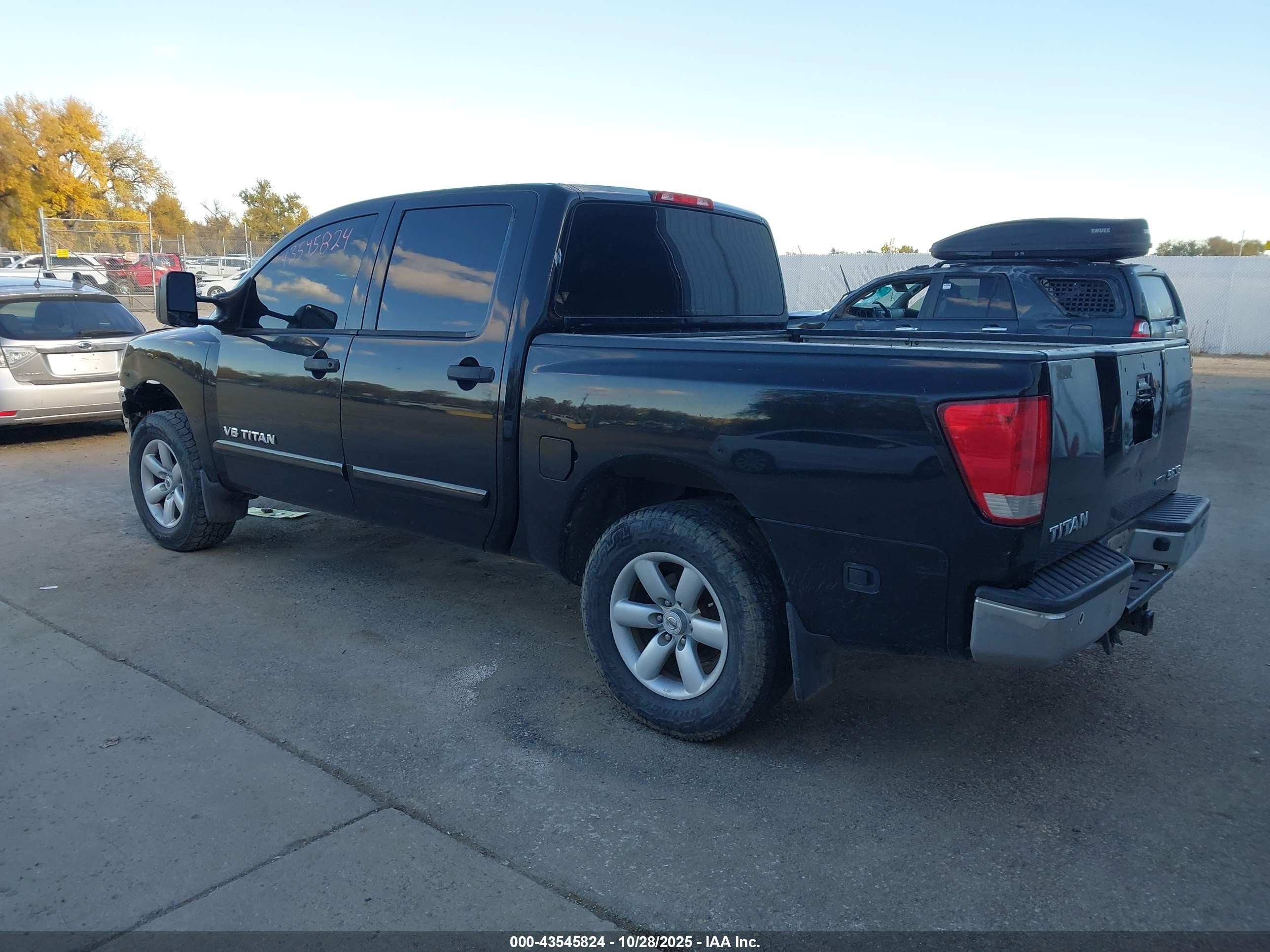 2010 Nissan Titan Se Black vin: 1N6BA0ED3AN323235