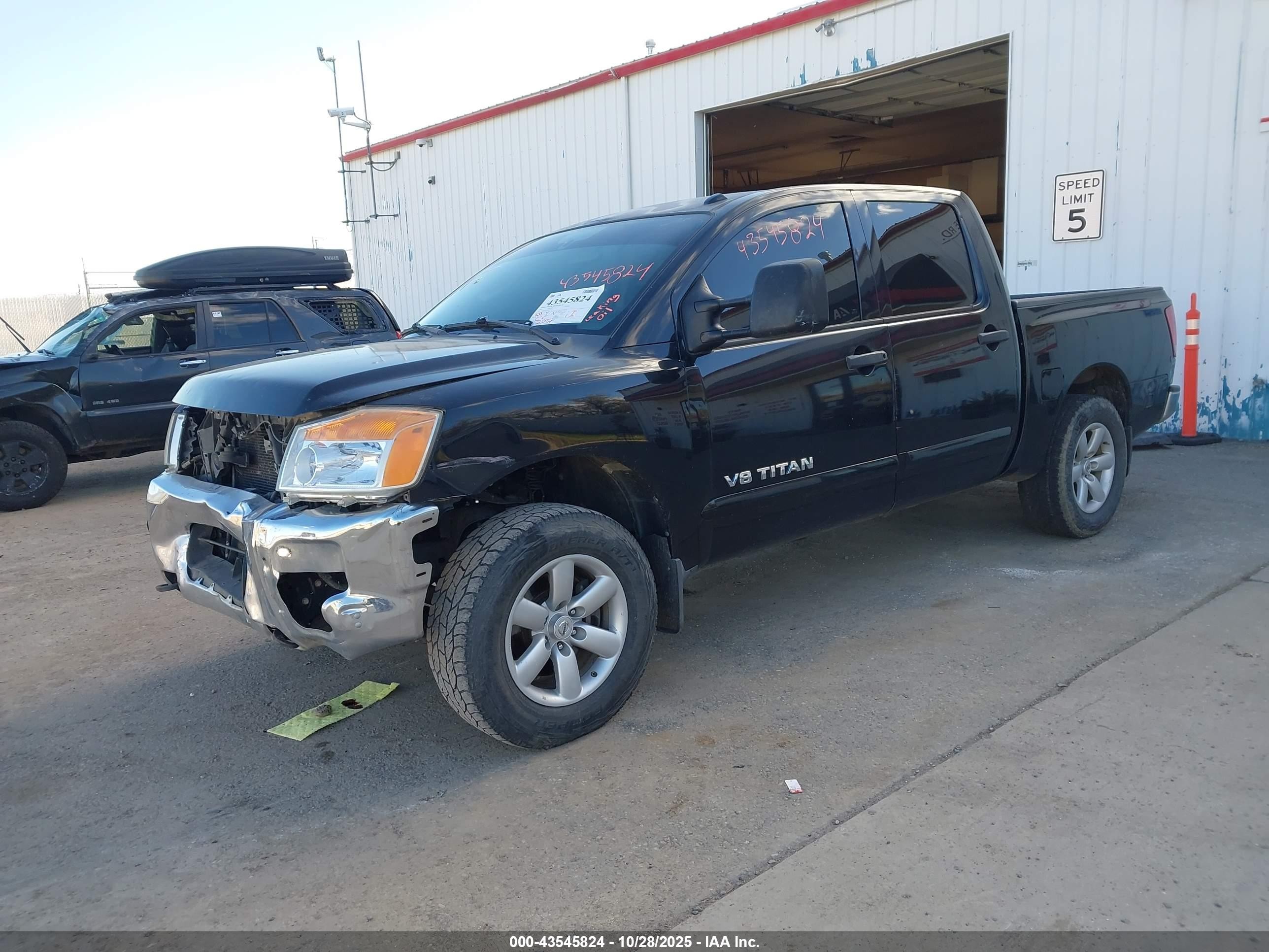 2010 Nissan Titan Se Black vin: 1N6BA0ED3AN323235