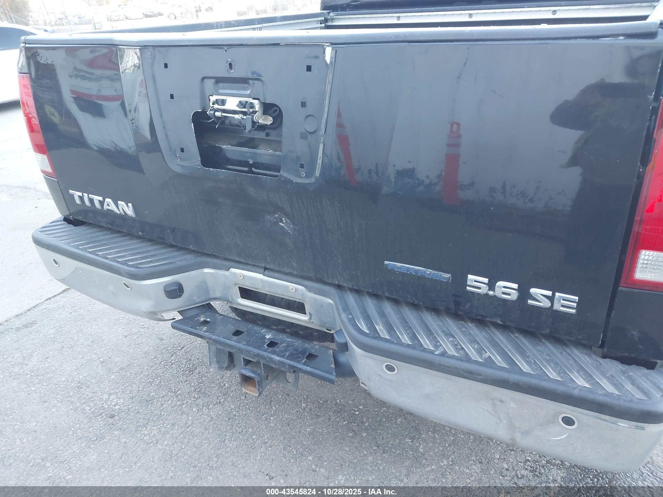 2010 Nissan Titan Se Black vin: 1N6BA0ED3AN323235