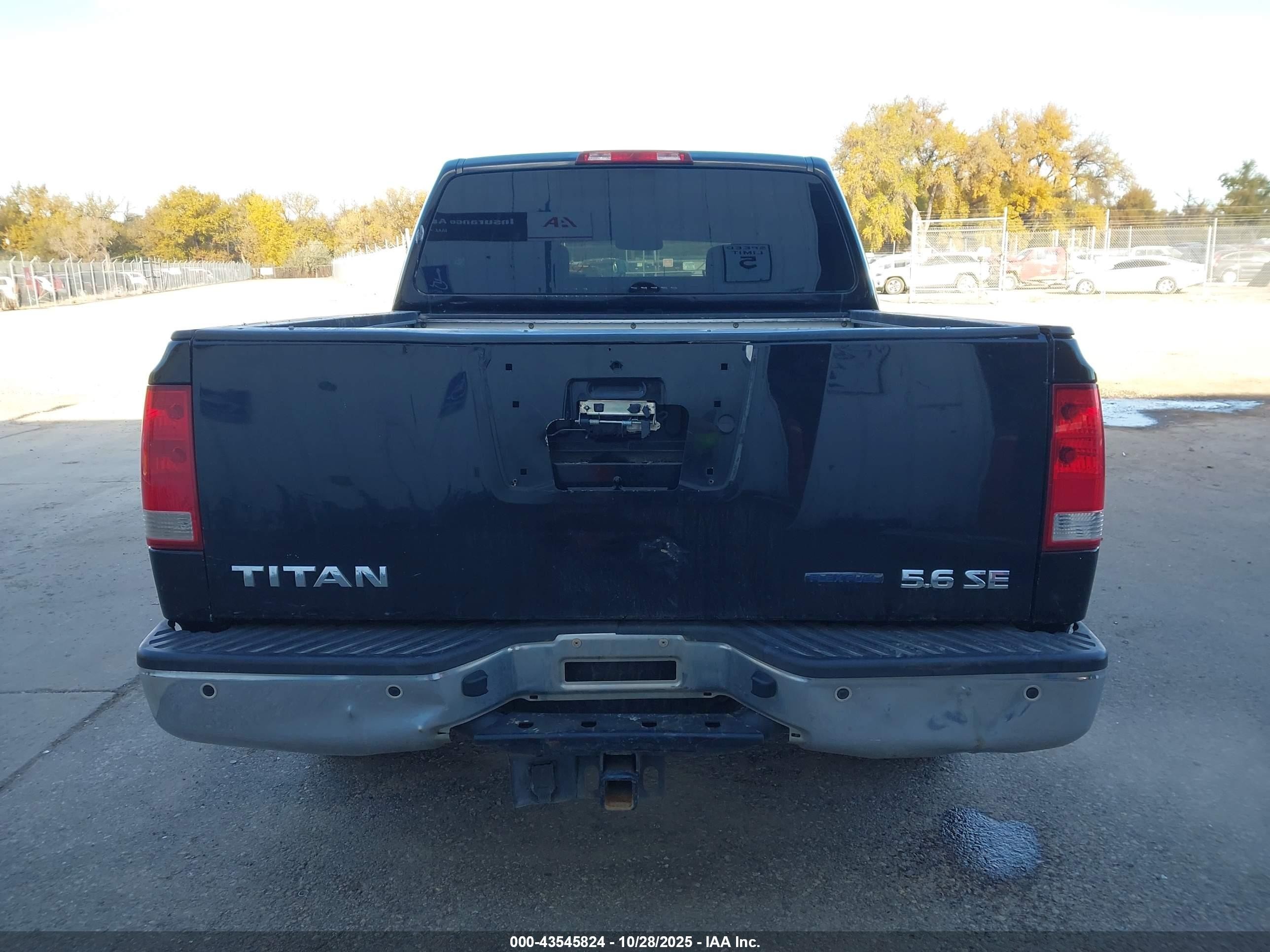 2010 Nissan Titan Se Black vin: 1N6BA0ED3AN323235