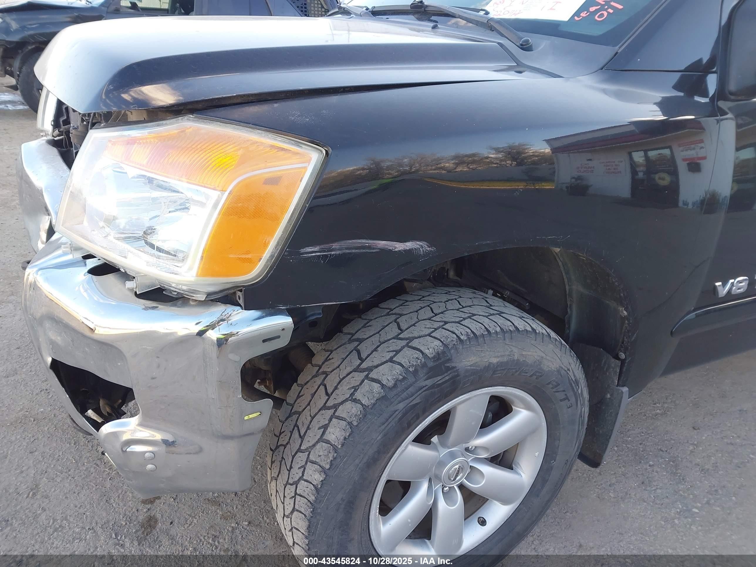 2010 Nissan Titan Se Black vin: 1N6BA0ED3AN323235