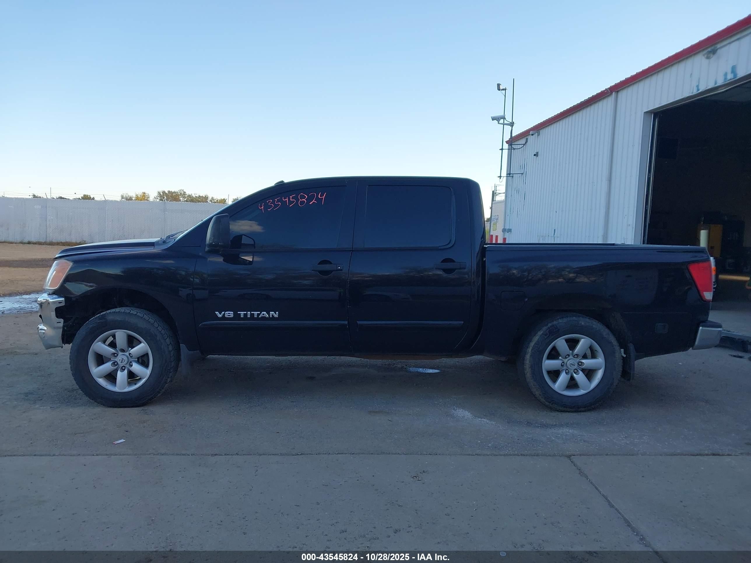 2010 Nissan Titan Se Black vin: 1N6BA0ED3AN323235