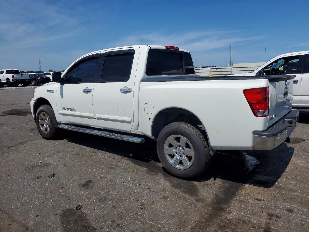 2014 Nissan Titan Sv White vin: 1N6BA0ED3EN504387