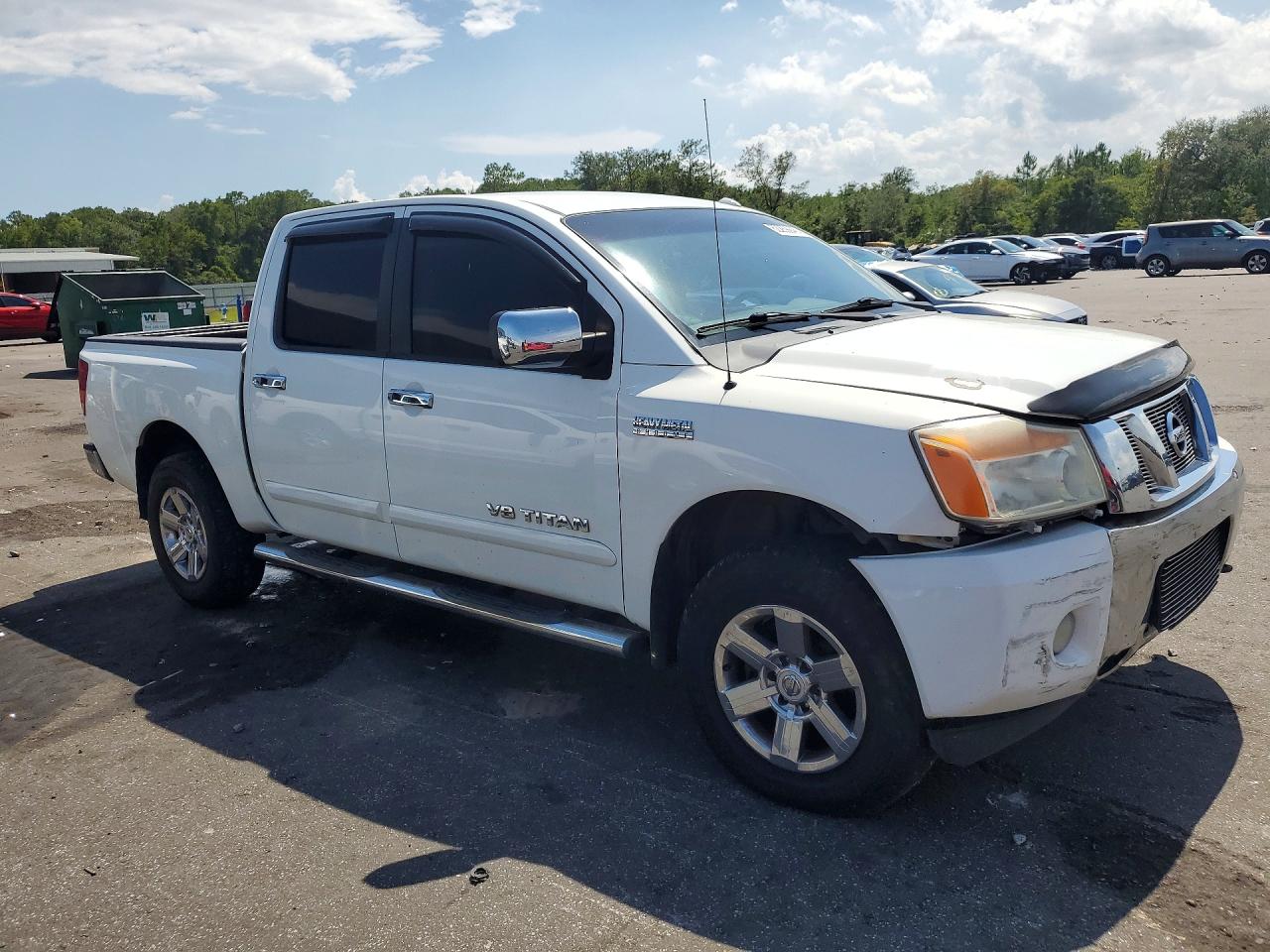 2014 Nissan Titan Sv White vin: 1N6BA0ED3EN504387