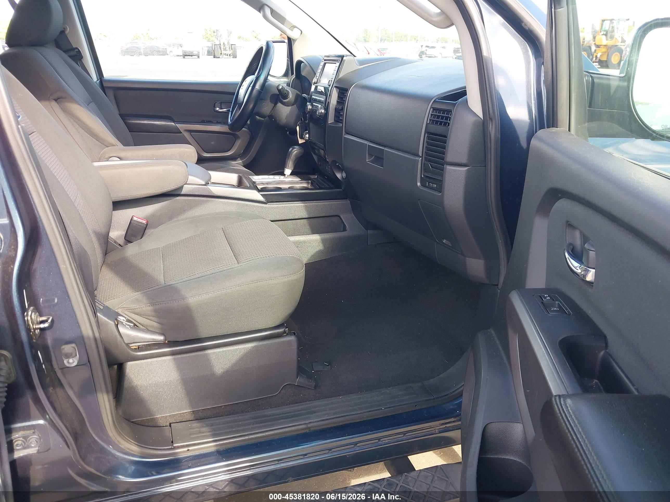 2015 Nissan Titan Sv Blue vin: 1N6BA0ED3FN511082