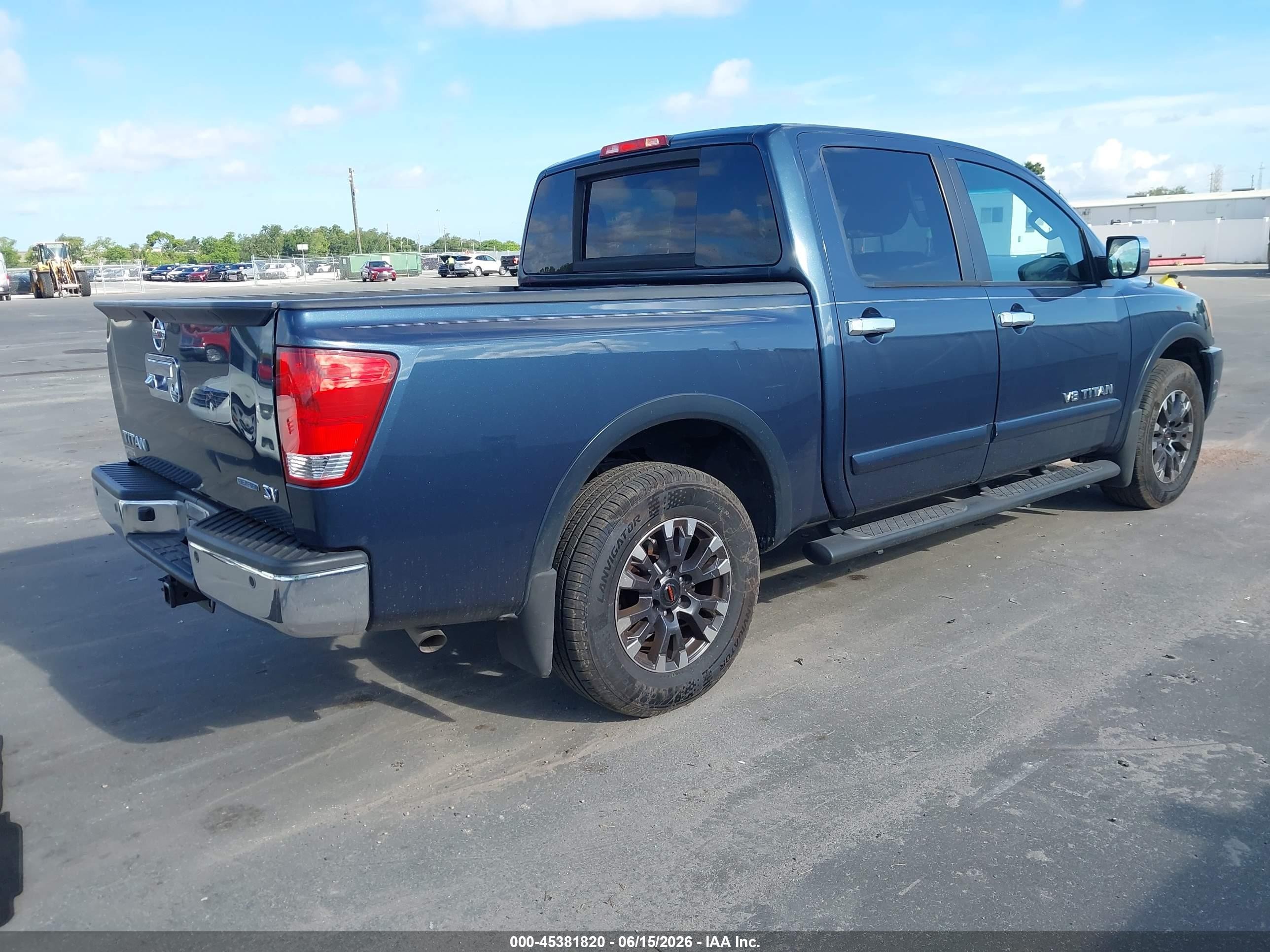 2015 Nissan Titan Sv Blue vin: 1N6BA0ED3FN511082