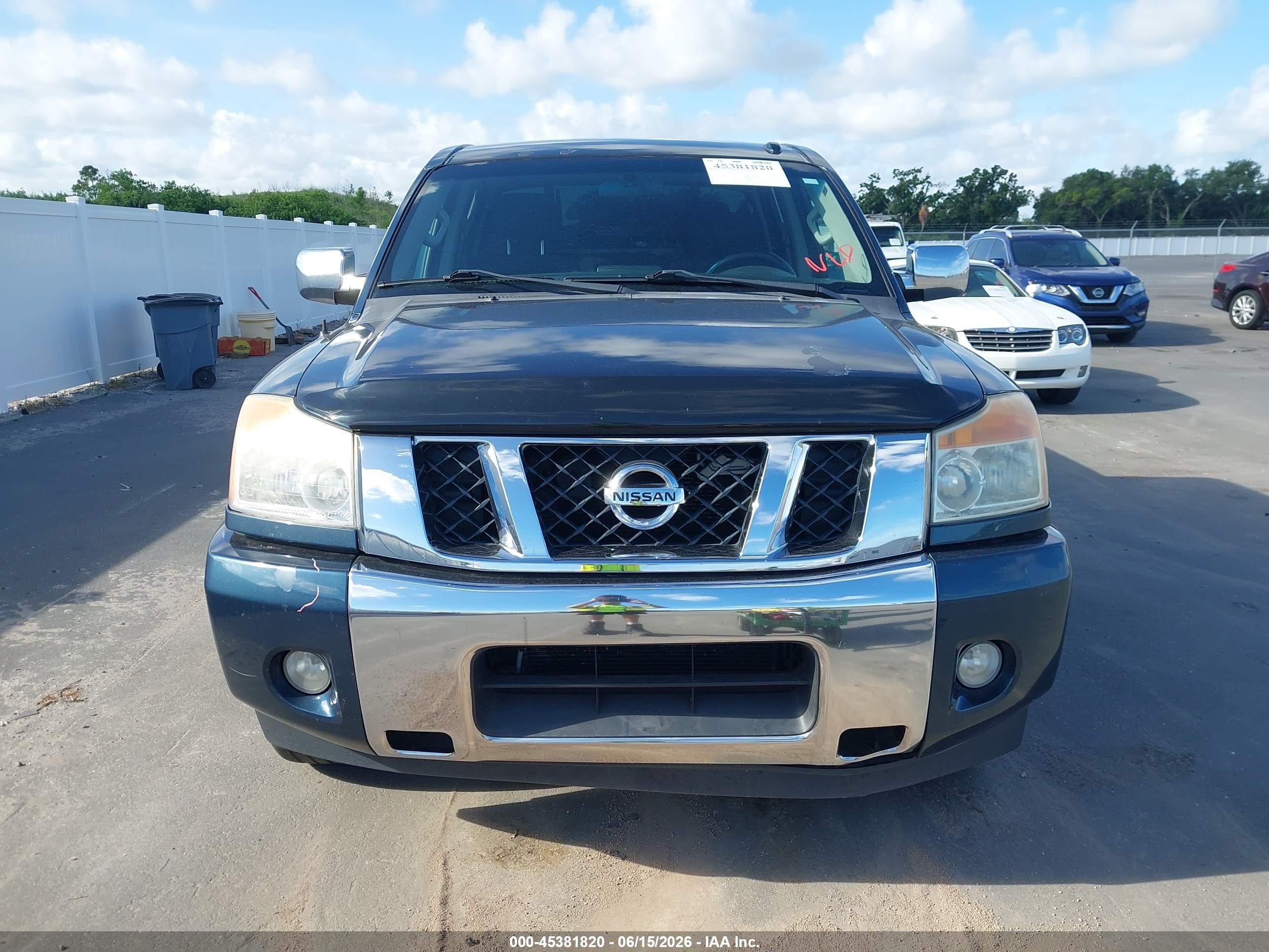 2015 Nissan Titan Sv Blue vin: 1N6BA0ED3FN511082