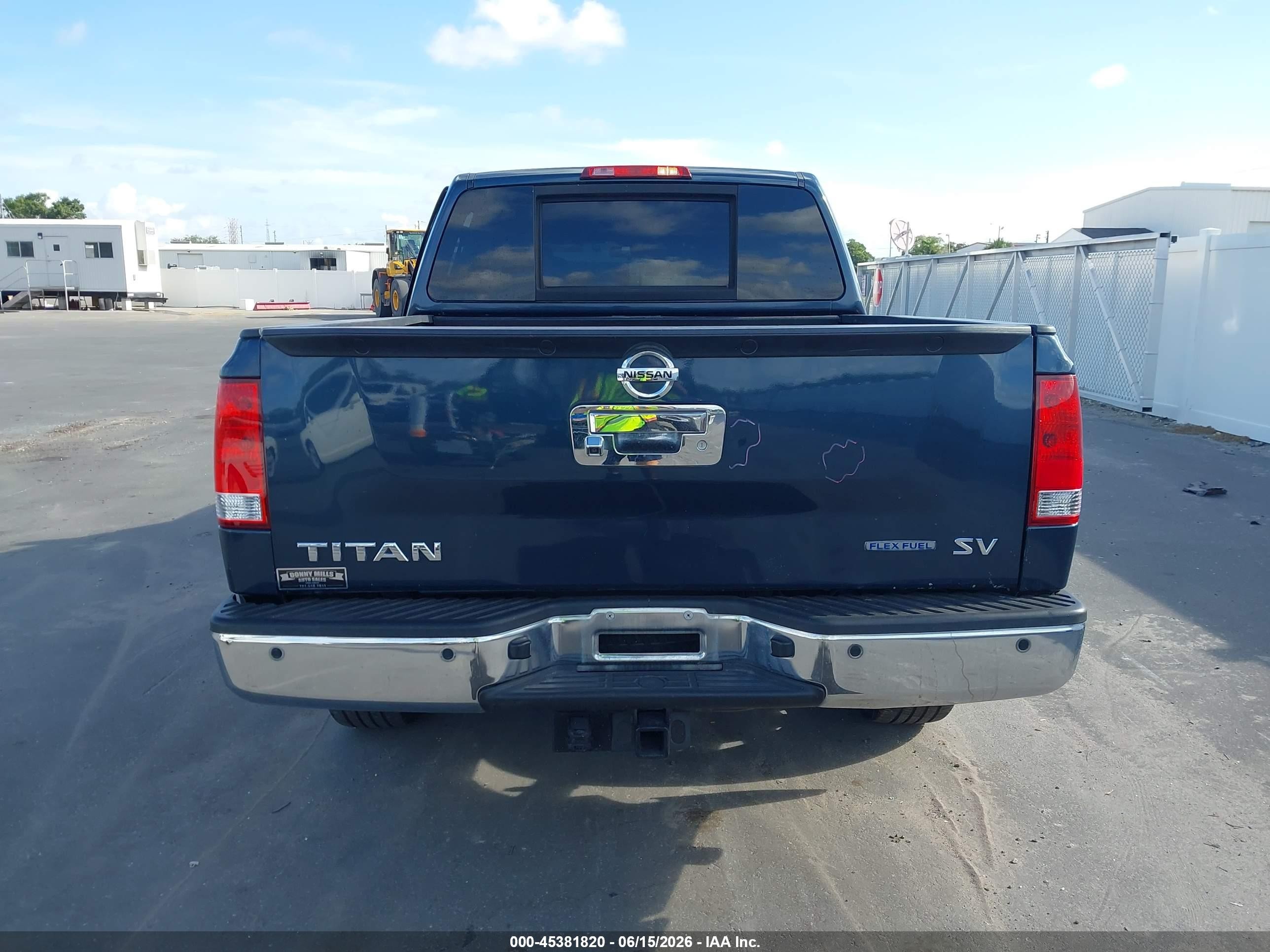 2015 Nissan Titan Sv Blue vin: 1N6BA0ED3FN511082