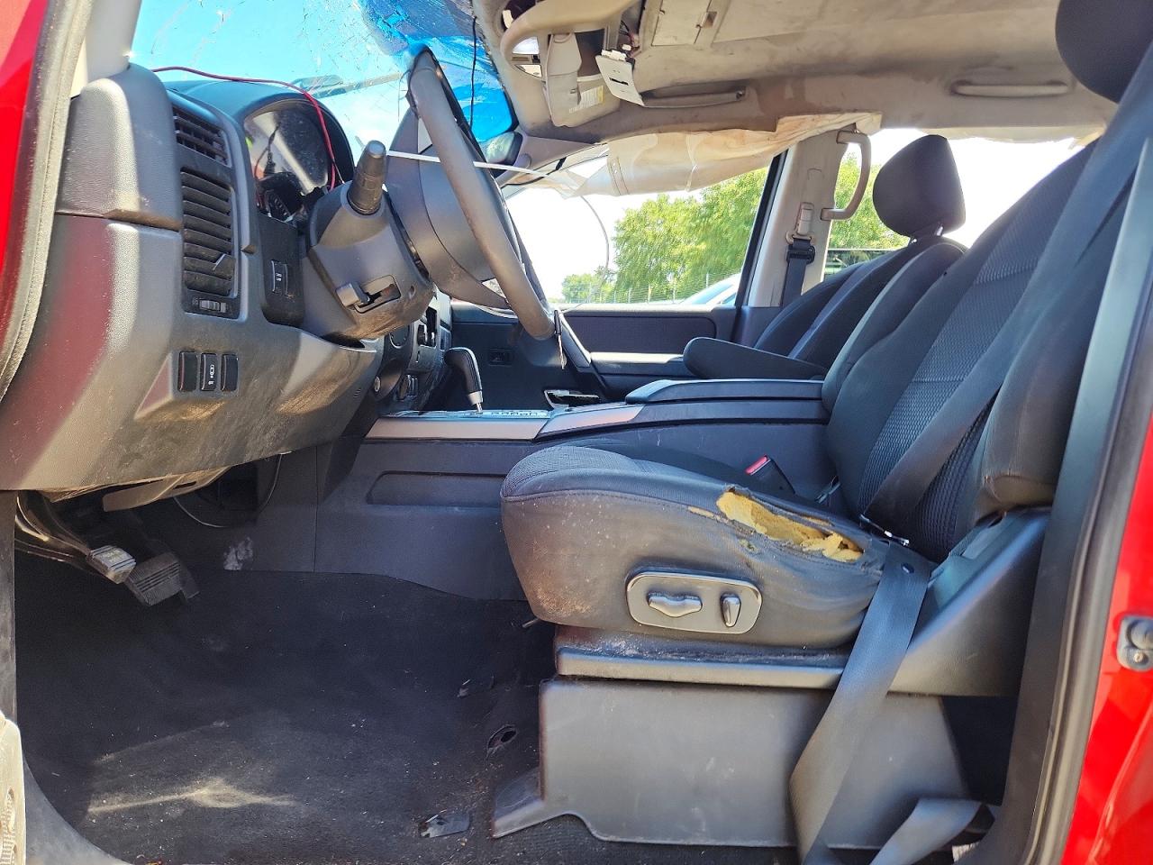 2011 Nissan Titan Sv Red vin: 1N6BA0ED4BN318269