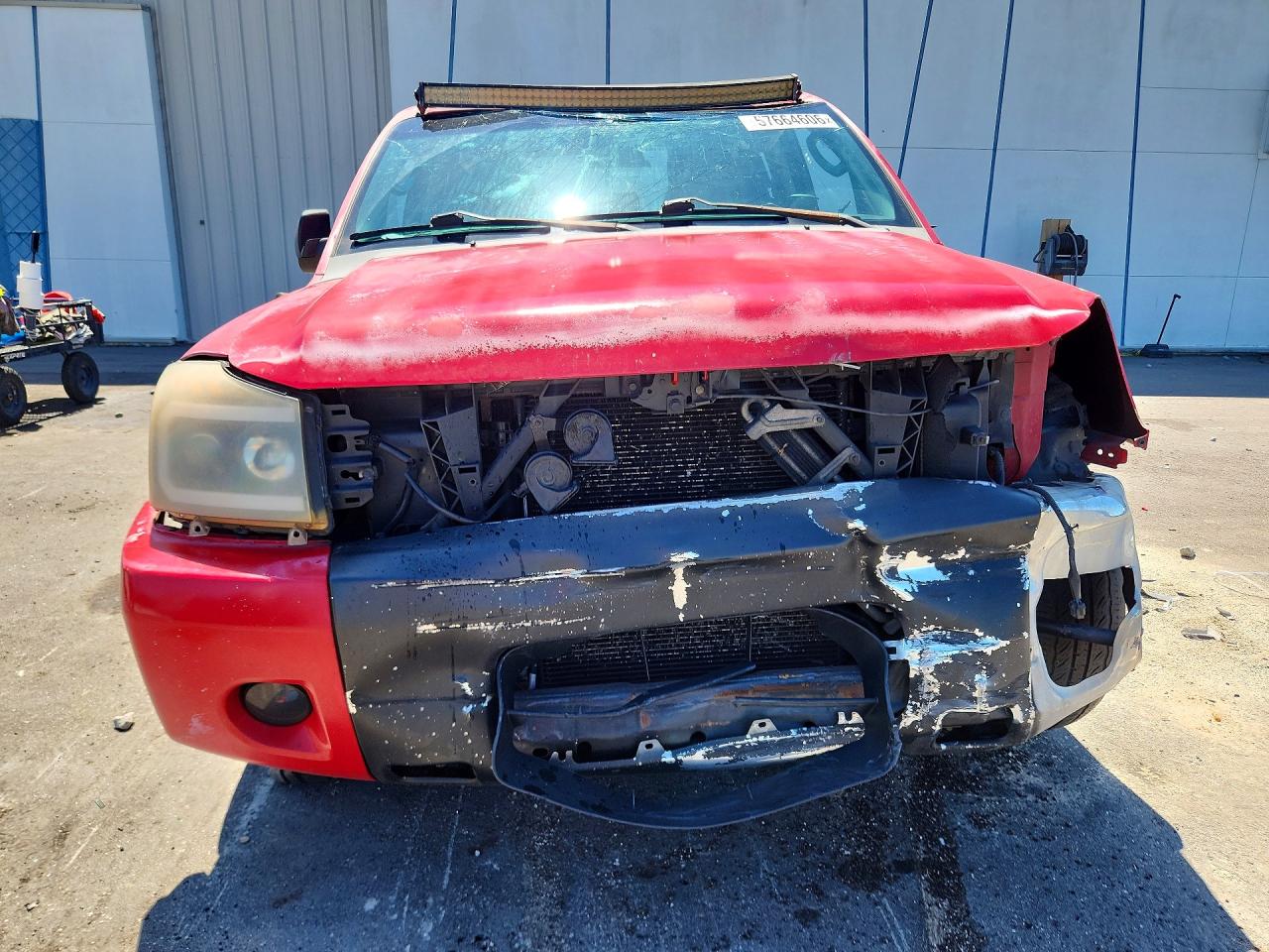 2011 Nissan Titan Sv Red vin: 1N6BA0ED4BN318269