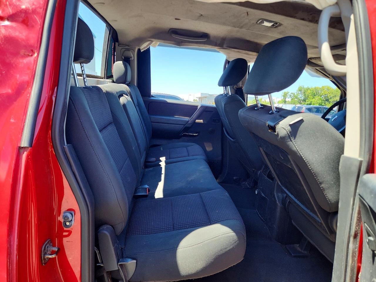 2011 Nissan Titan Sv Red vin: 1N6BA0ED4BN318269