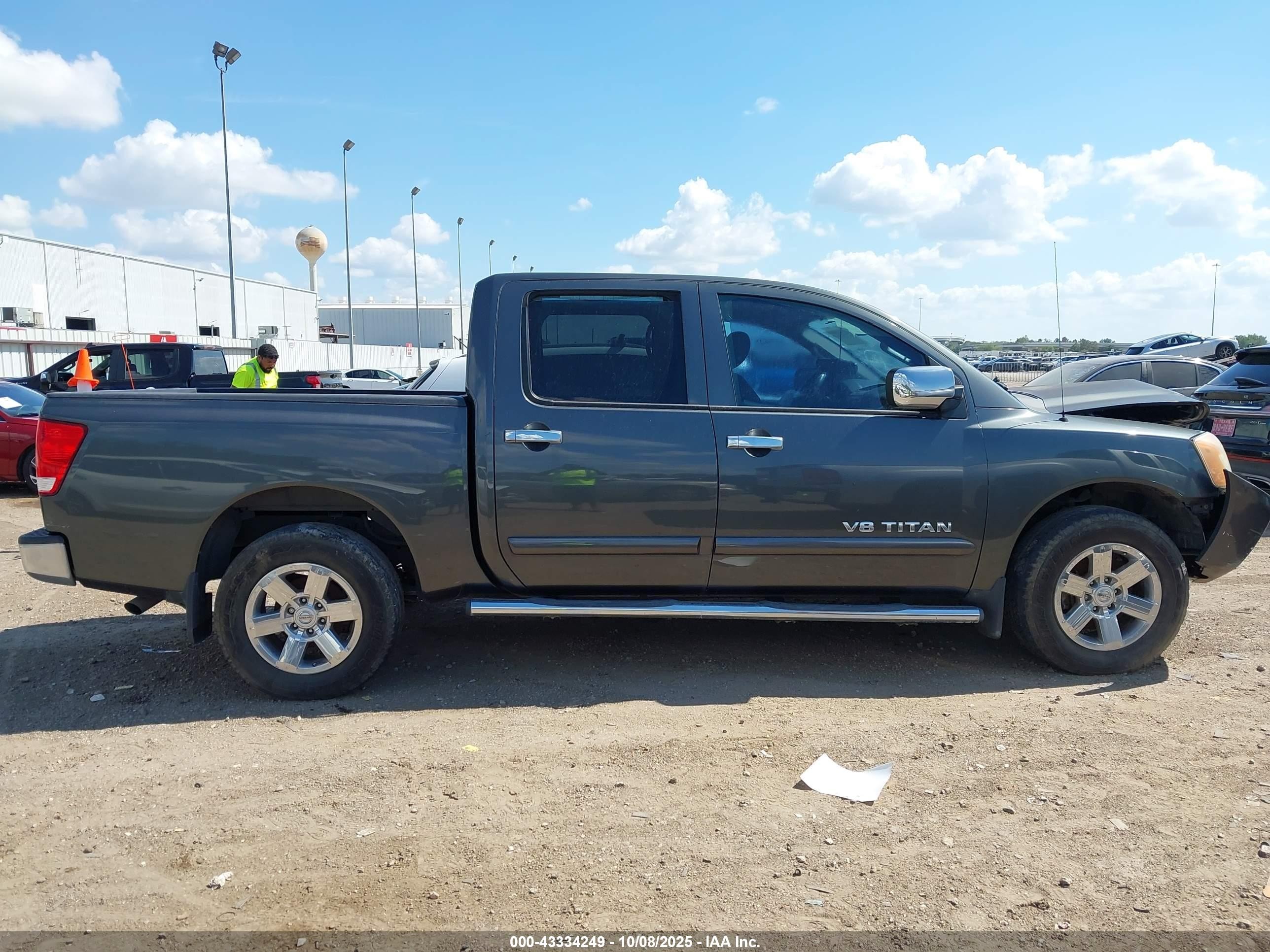 2012 Nissan Titan Sv Gray vin: 1N6BA0ED4CN310478
