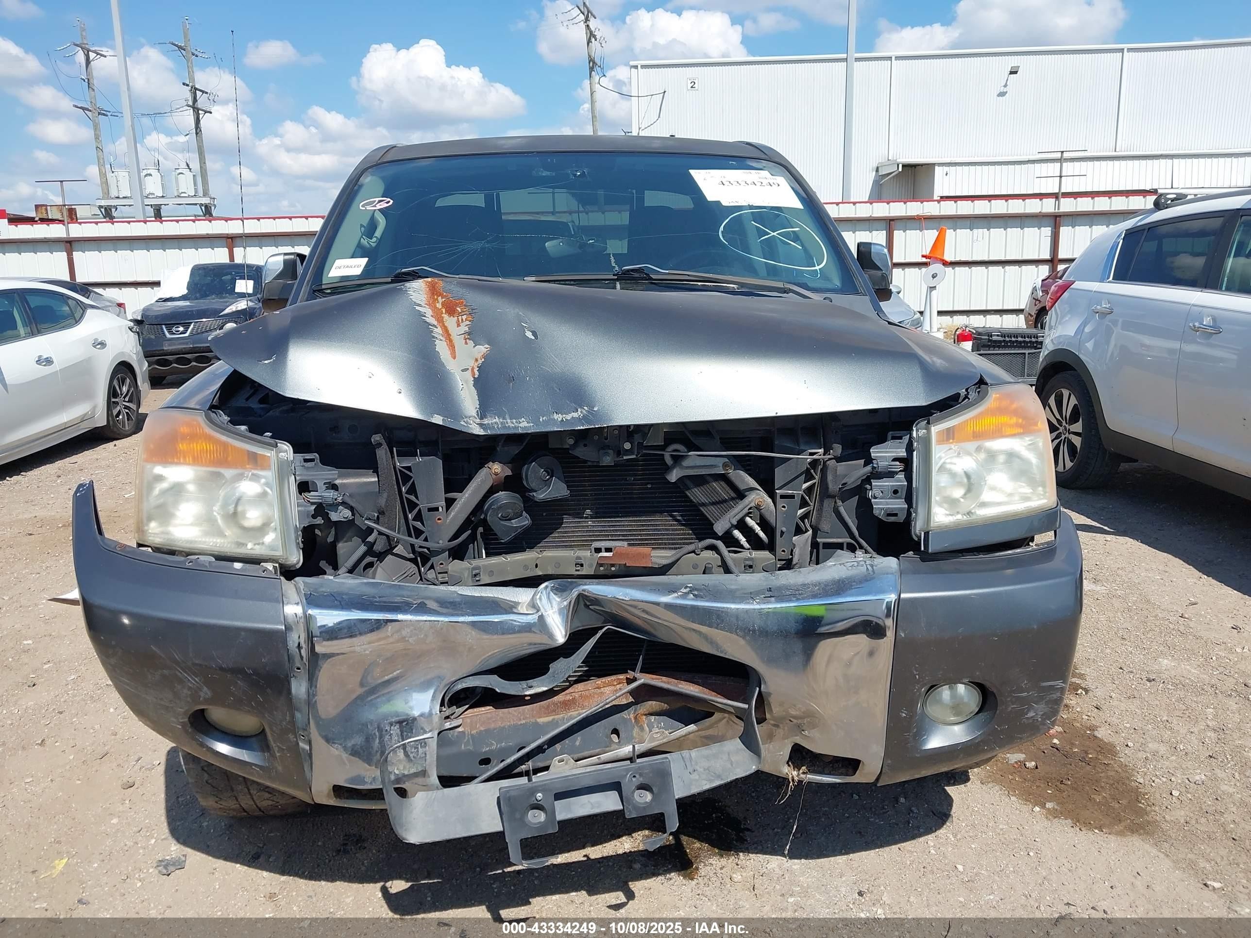 2012 Nissan Titan Sv Gray vin: 1N6BA0ED4CN310478