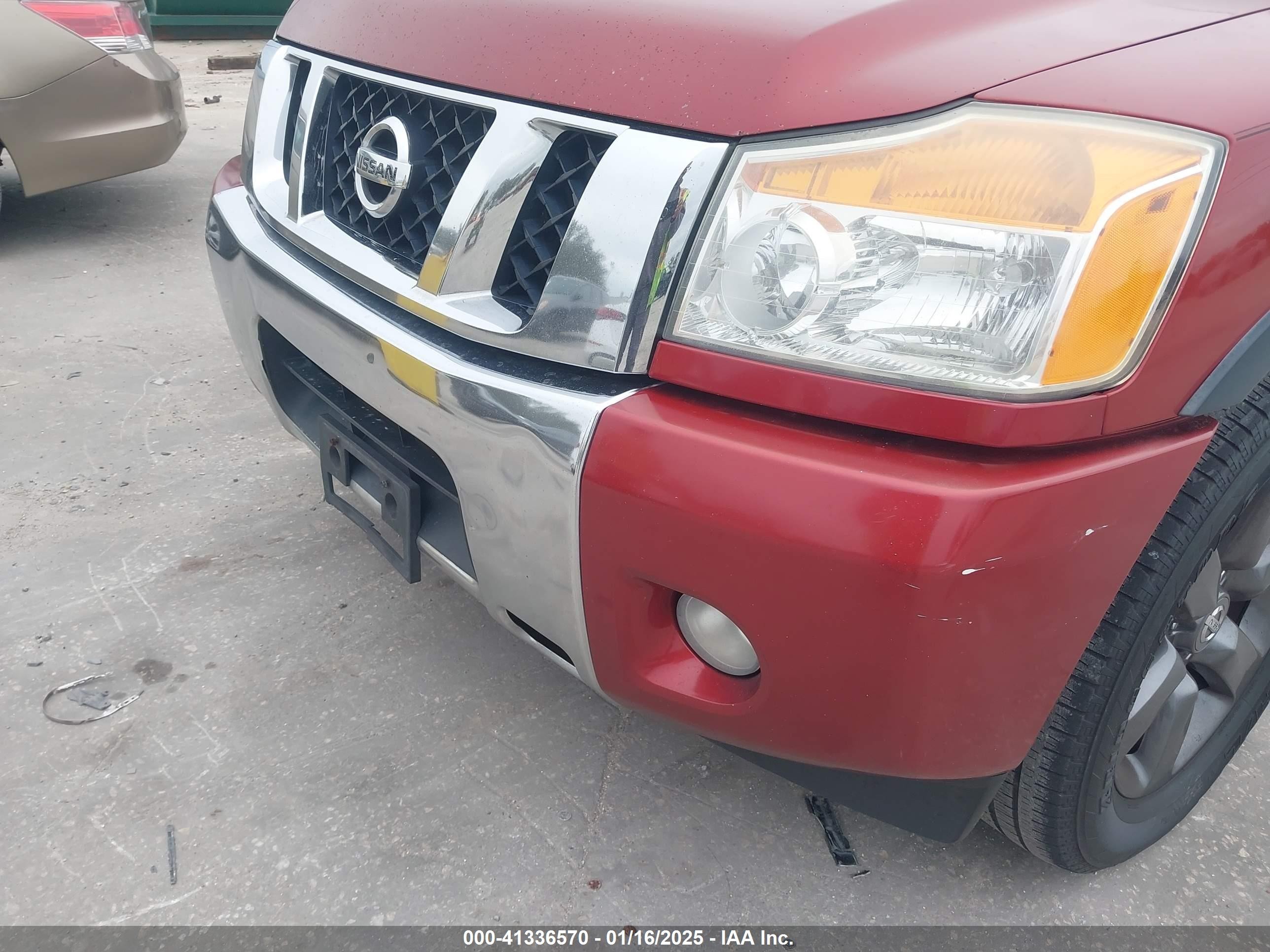 2015 Nissan Titan Sv Red vin: 1N6BA0ED4FN505873