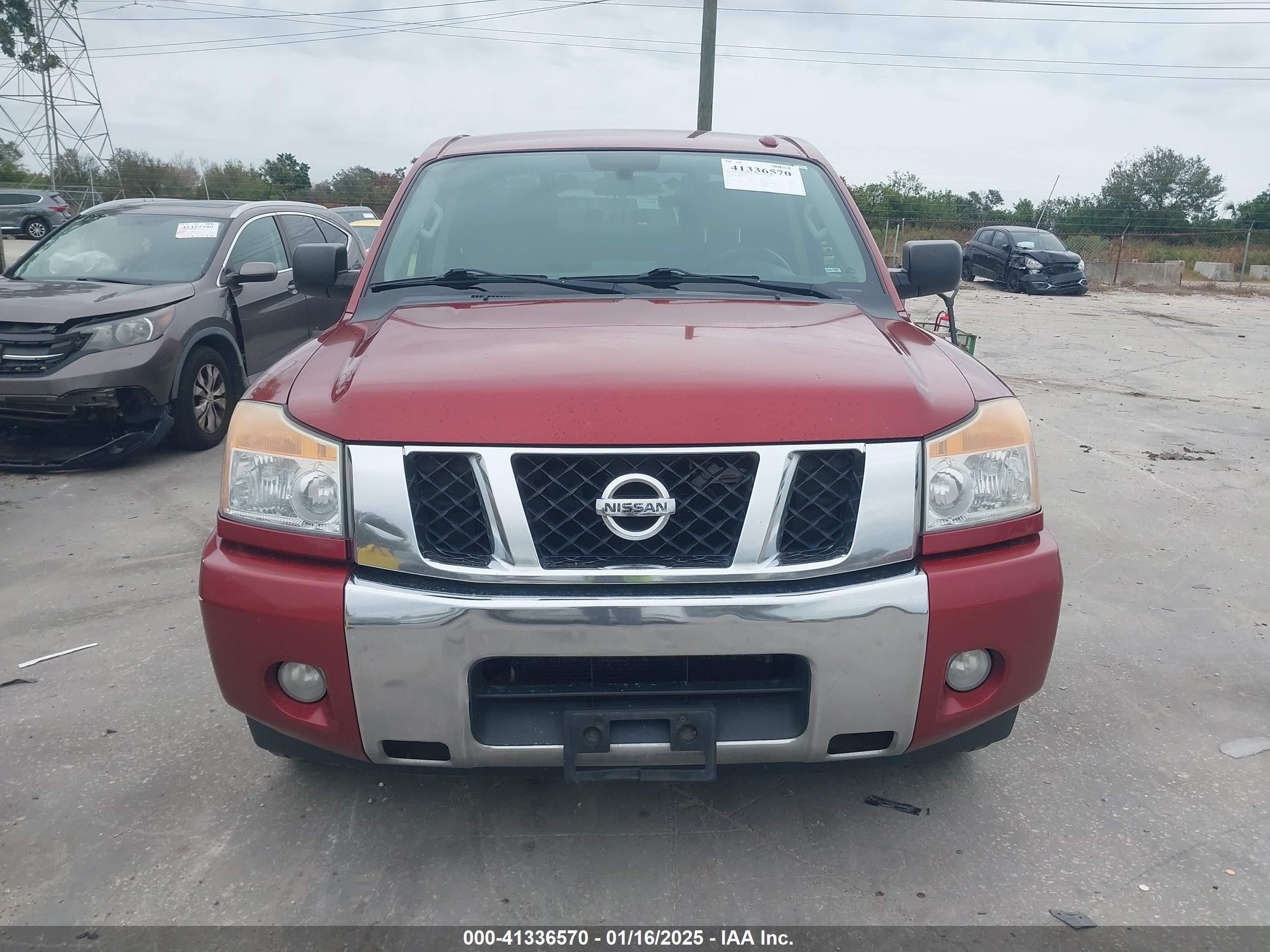 2015 Nissan Titan Sv Red vin: 1N6BA0ED4FN505873
