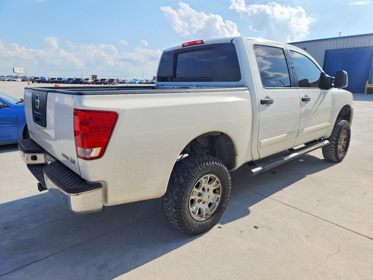 2011 Nissan Titan Sv White vin: 1N6BA0ED5BN314134