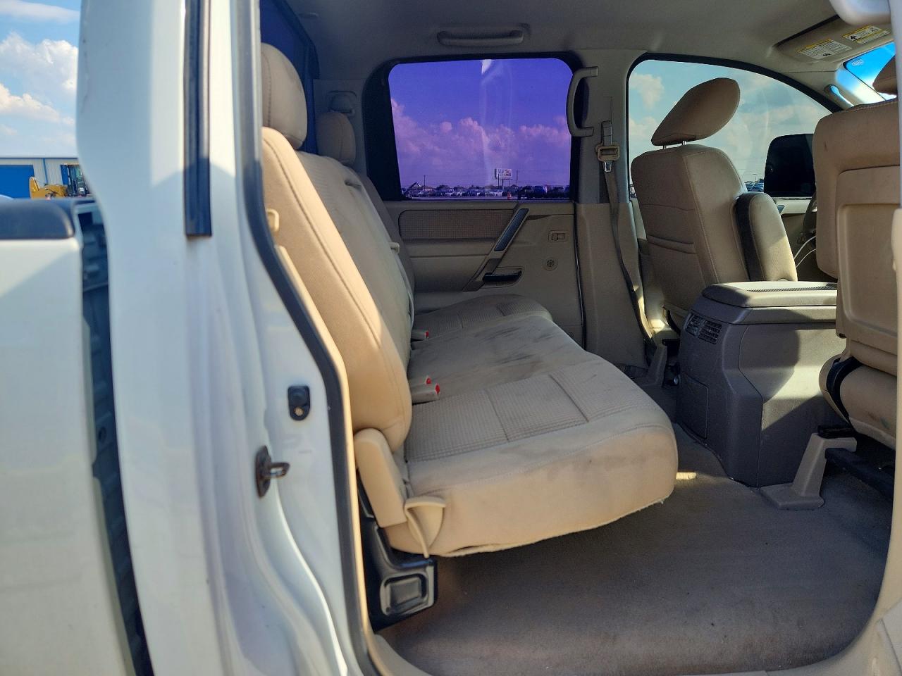 2011 Nissan Titan Sv White vin: 1N6BA0ED5BN314134