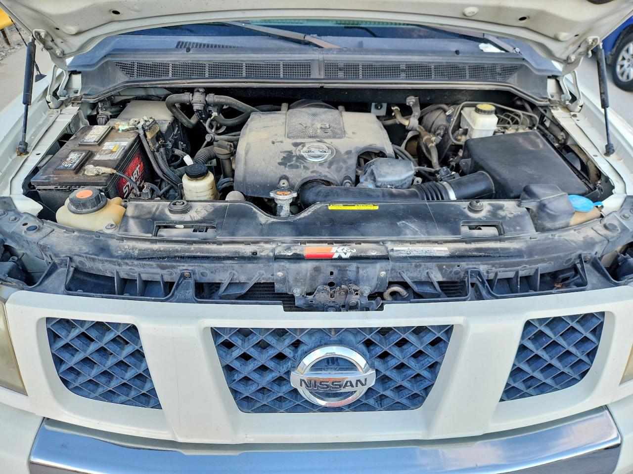 2011 Nissan Titan Sv White vin: 1N6BA0ED5BN314134