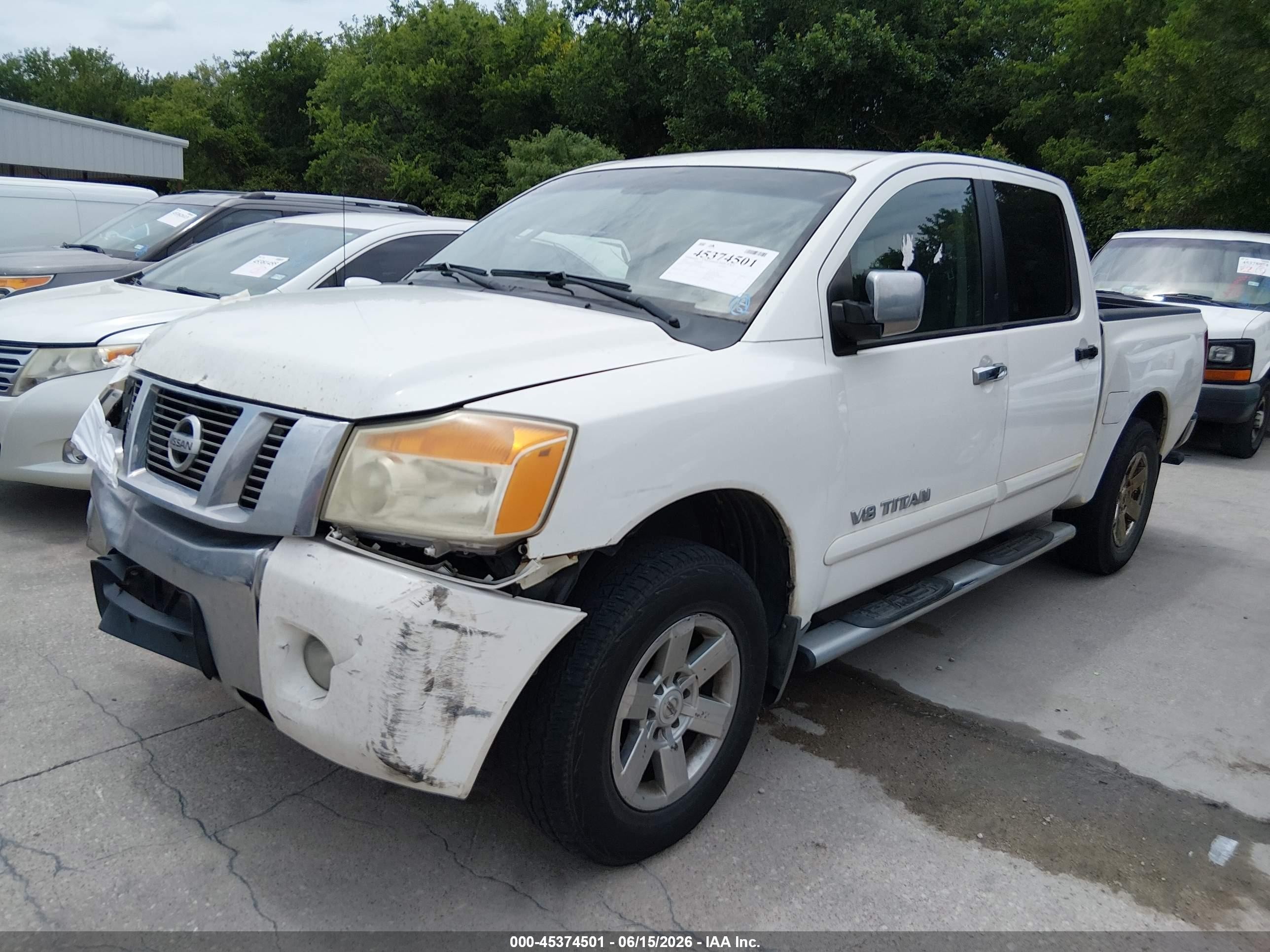 2012 Nissan Titan Sv White vin: 1N6BA0ED5CN302535