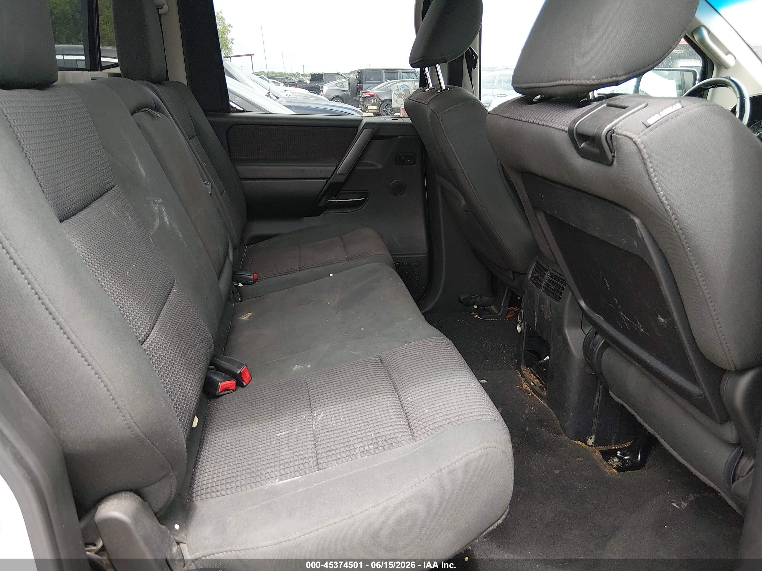 2012 Nissan Titan Sv White vin: 1N6BA0ED5CN302535