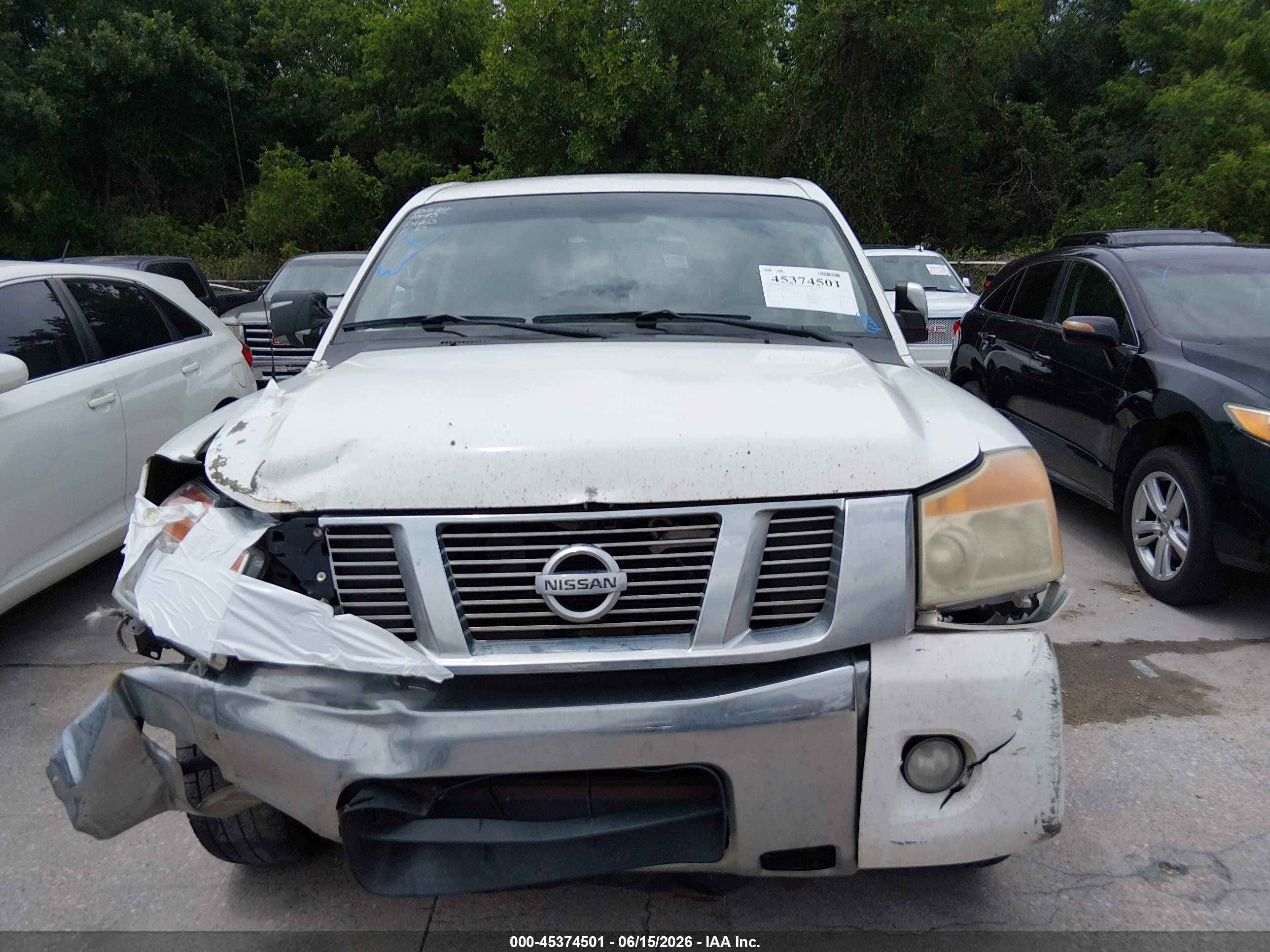 2012 Nissan Titan Sv White vin: 1N6BA0ED5CN302535