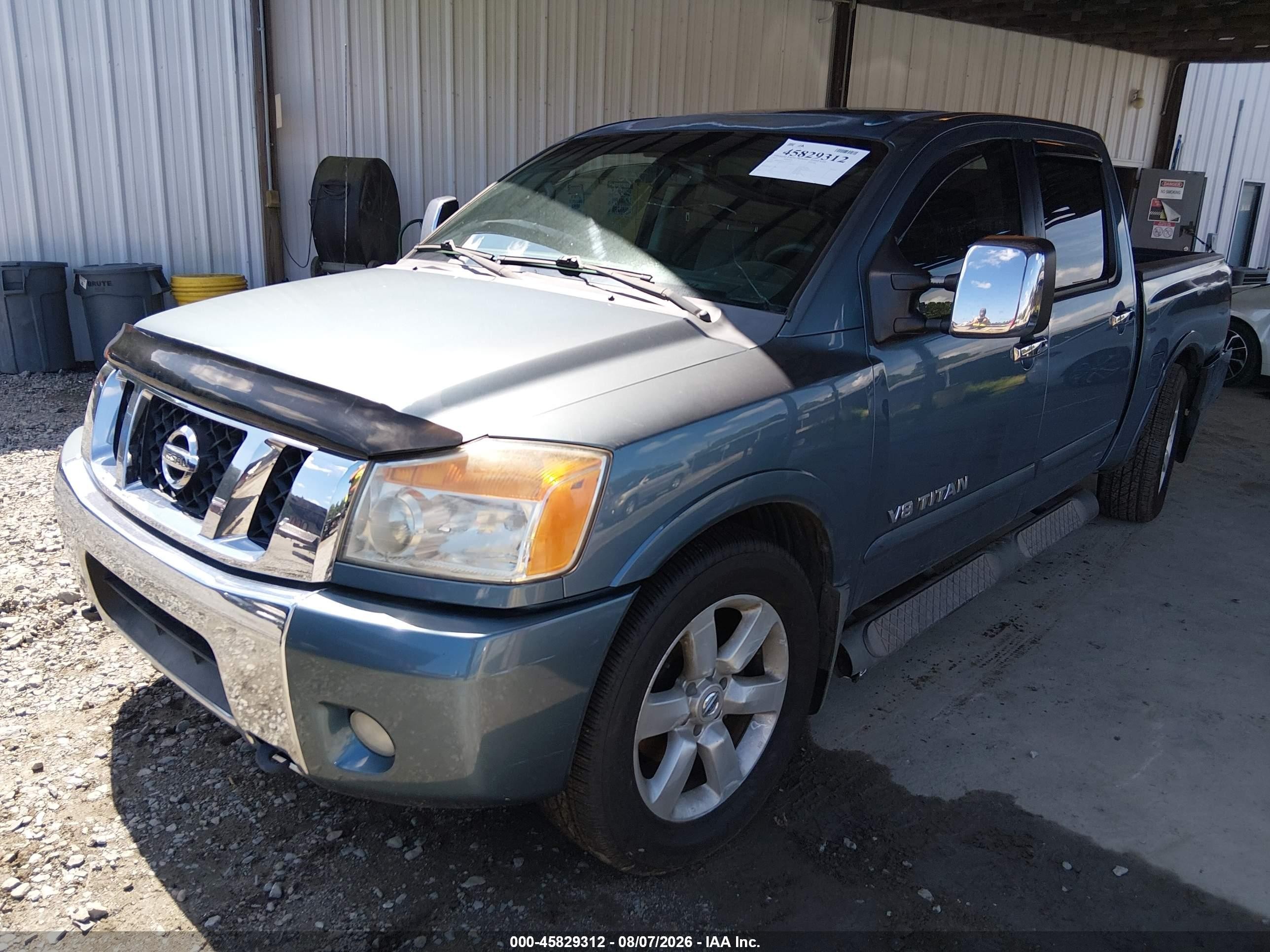 2012 Nissan Titan Sl Blue vin: 1N6BA0ED5CN317102