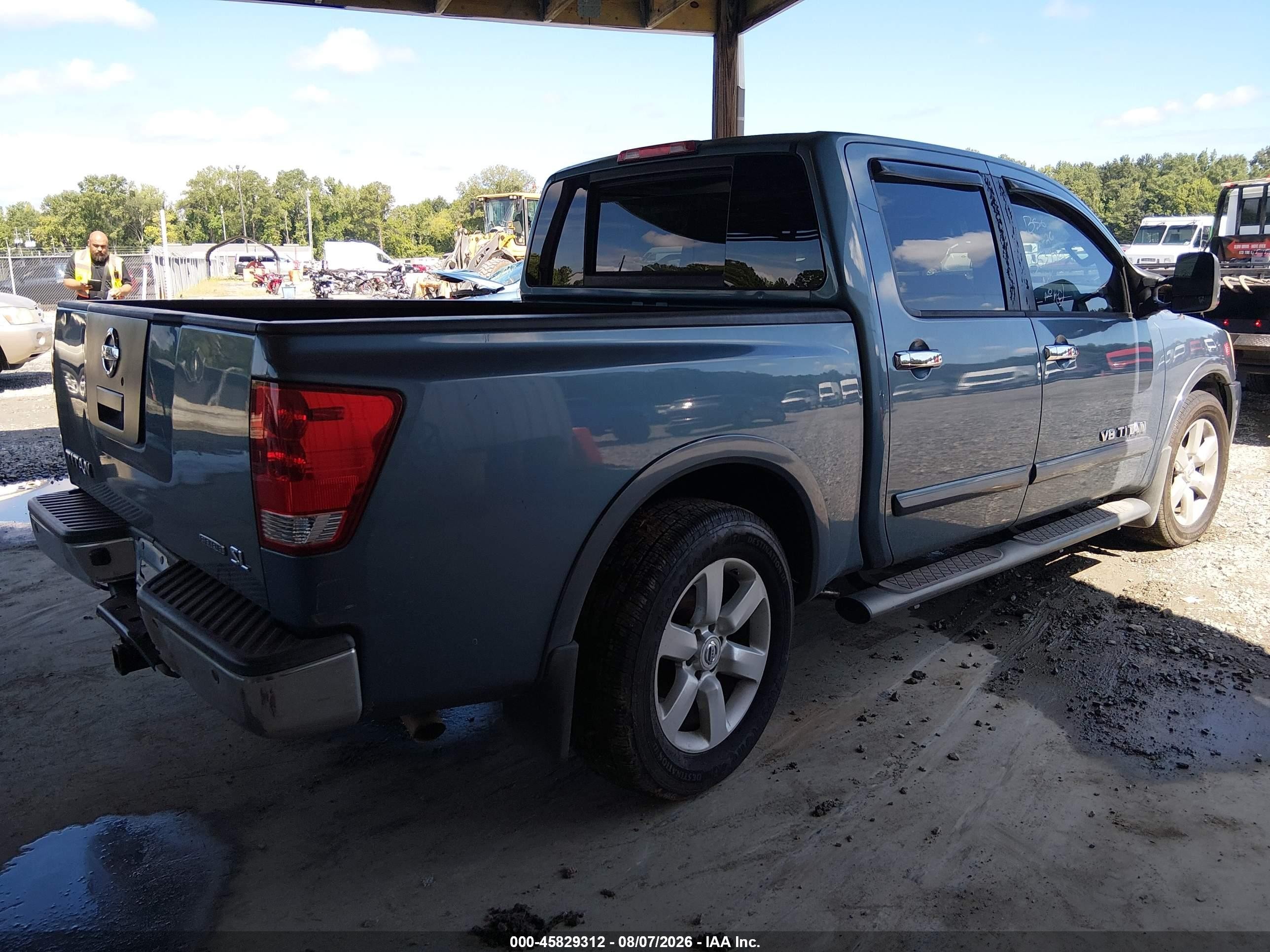 2012 Nissan Titan Sl Blue vin: 1N6BA0ED5CN317102