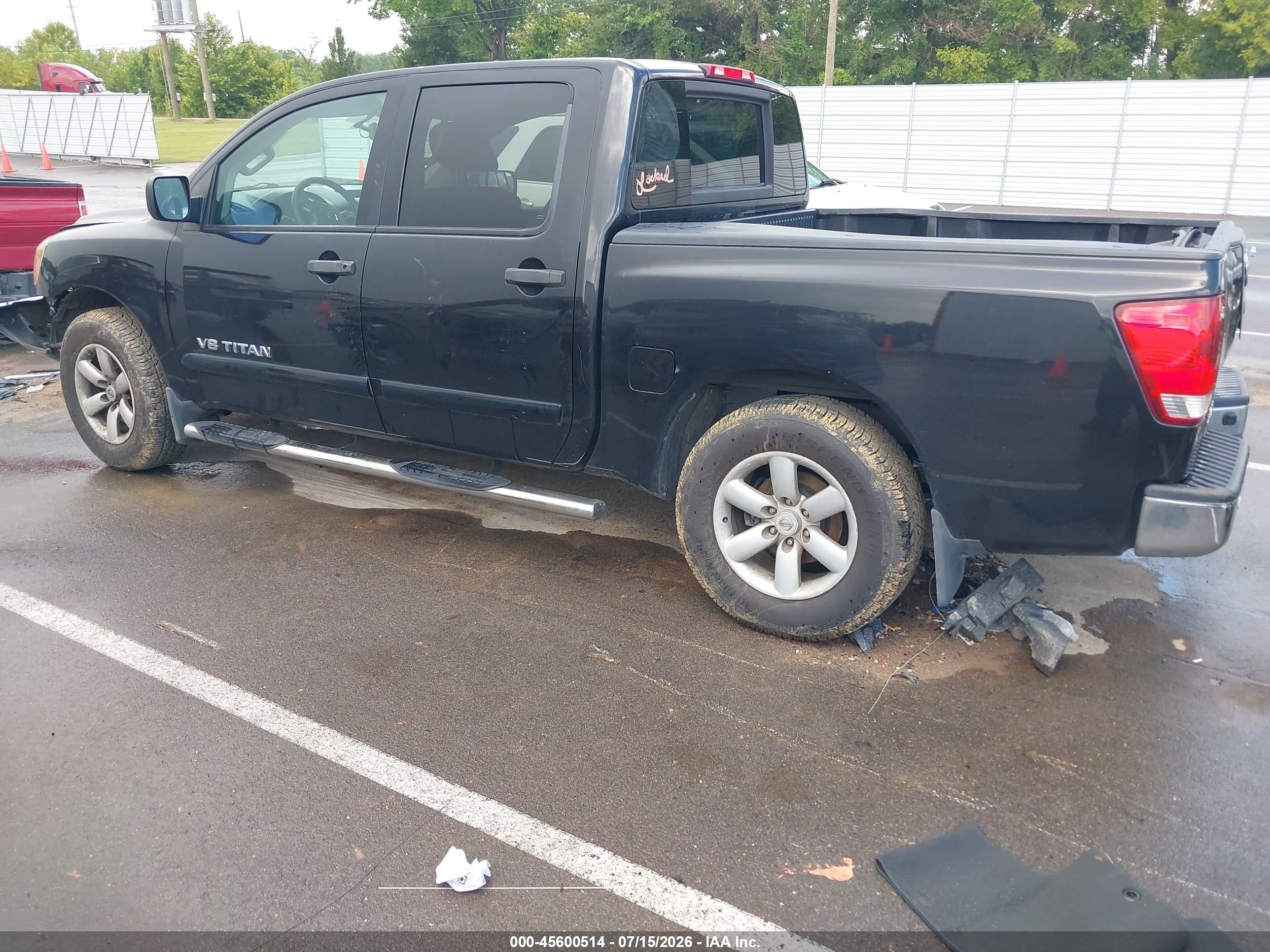 2012 Nissan Titan Sv Black vin: 1N6BA0ED5CN321439