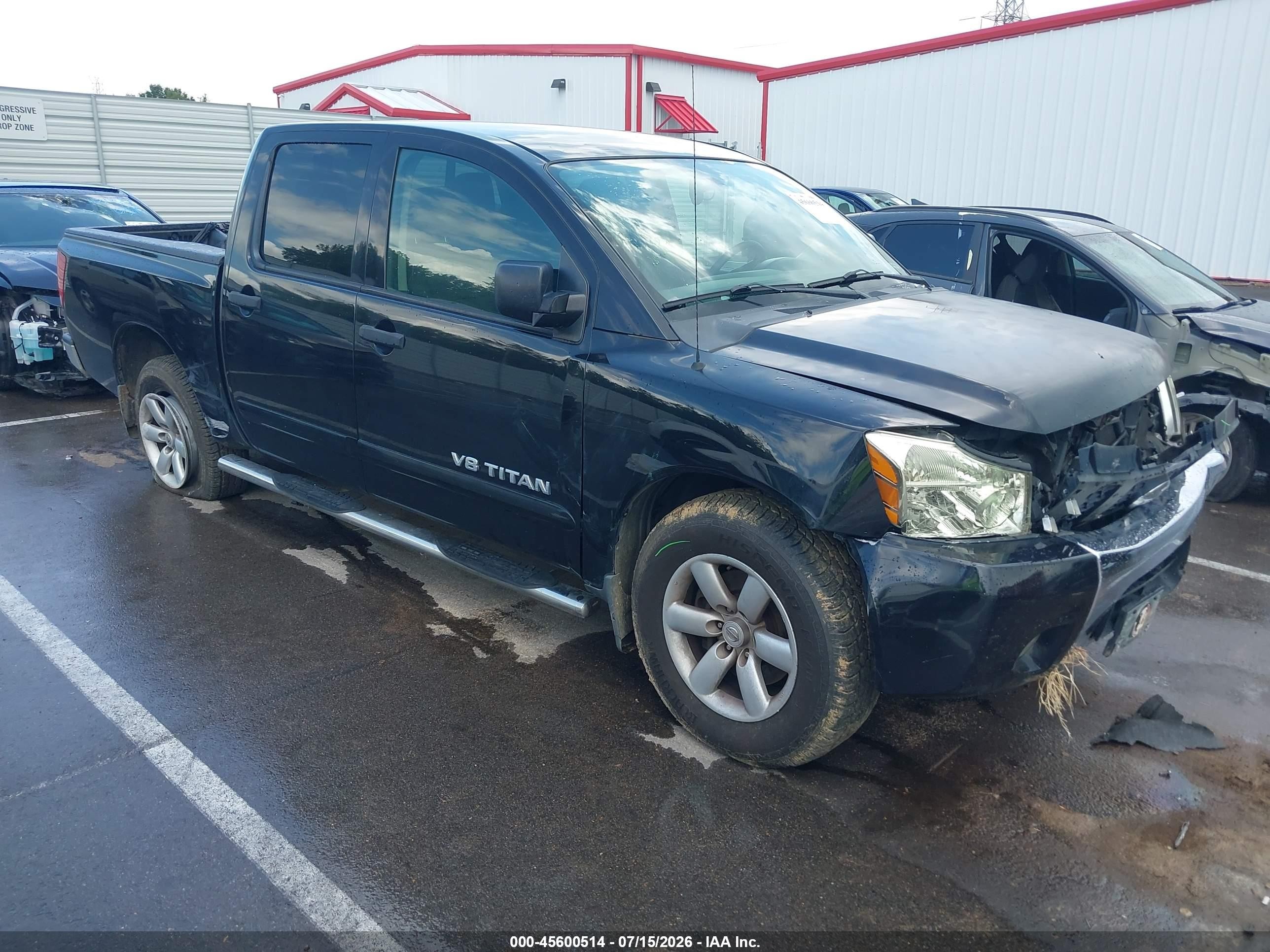 2012 Nissan Titan Sv Black vin: 1N6BA0ED5CN321439