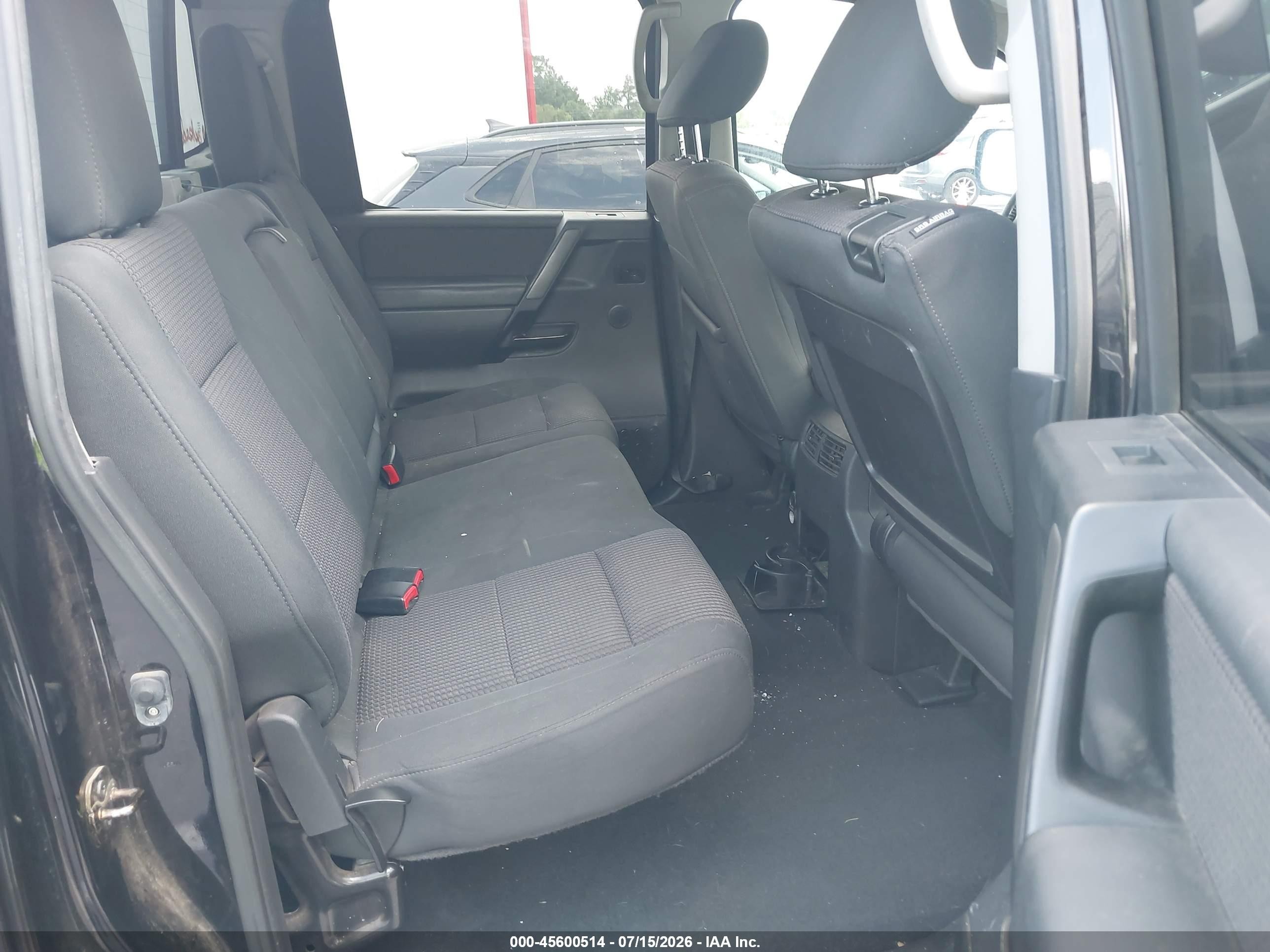 2012 Nissan Titan Sv Black vin: 1N6BA0ED5CN321439