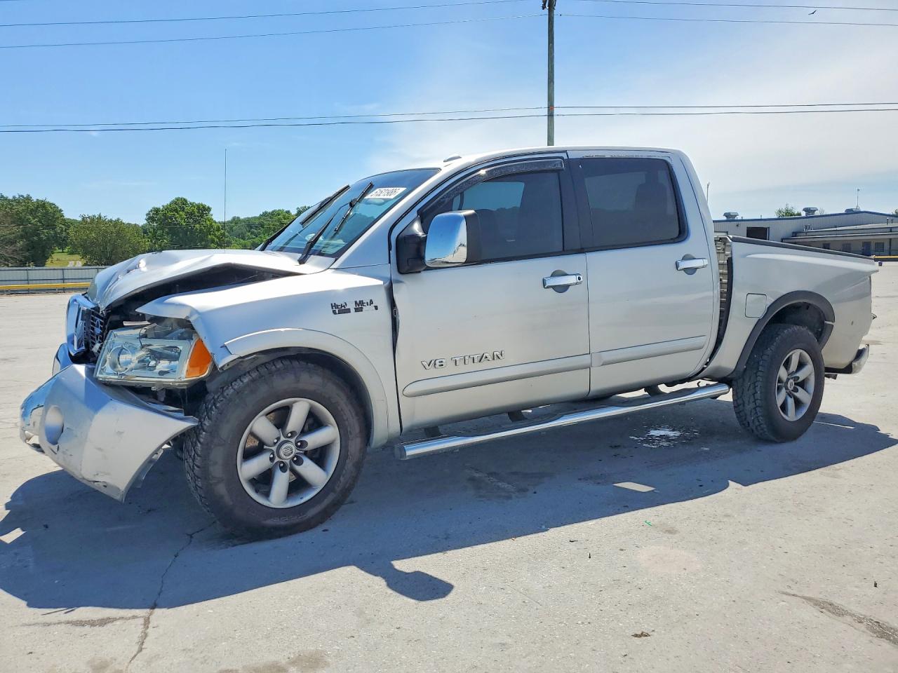 2013 Nissan Titan Sv Silver vin: 1N6BA0ED5DN301726