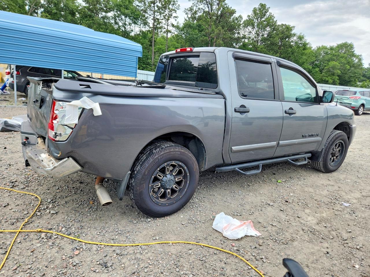 2014 Nissan Titan Sv Gray vin: 1N6BA0ED5EN505590