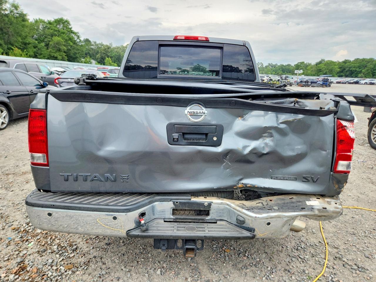 2014 Nissan Titan Sv Gray vin: 1N6BA0ED5EN505590