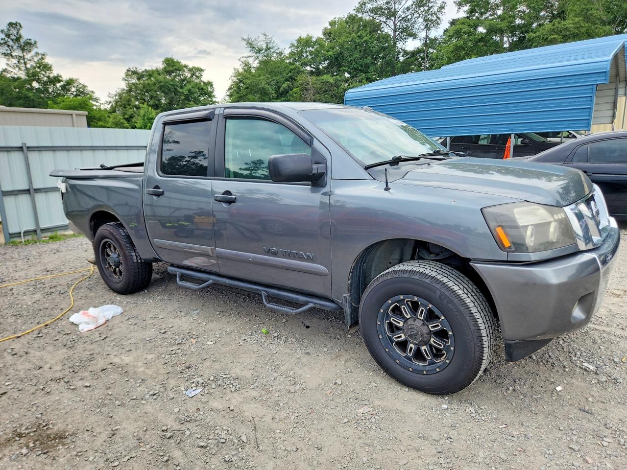 2014 Nissan Titan Sv Gray vin: 1N6BA0ED5EN505590
