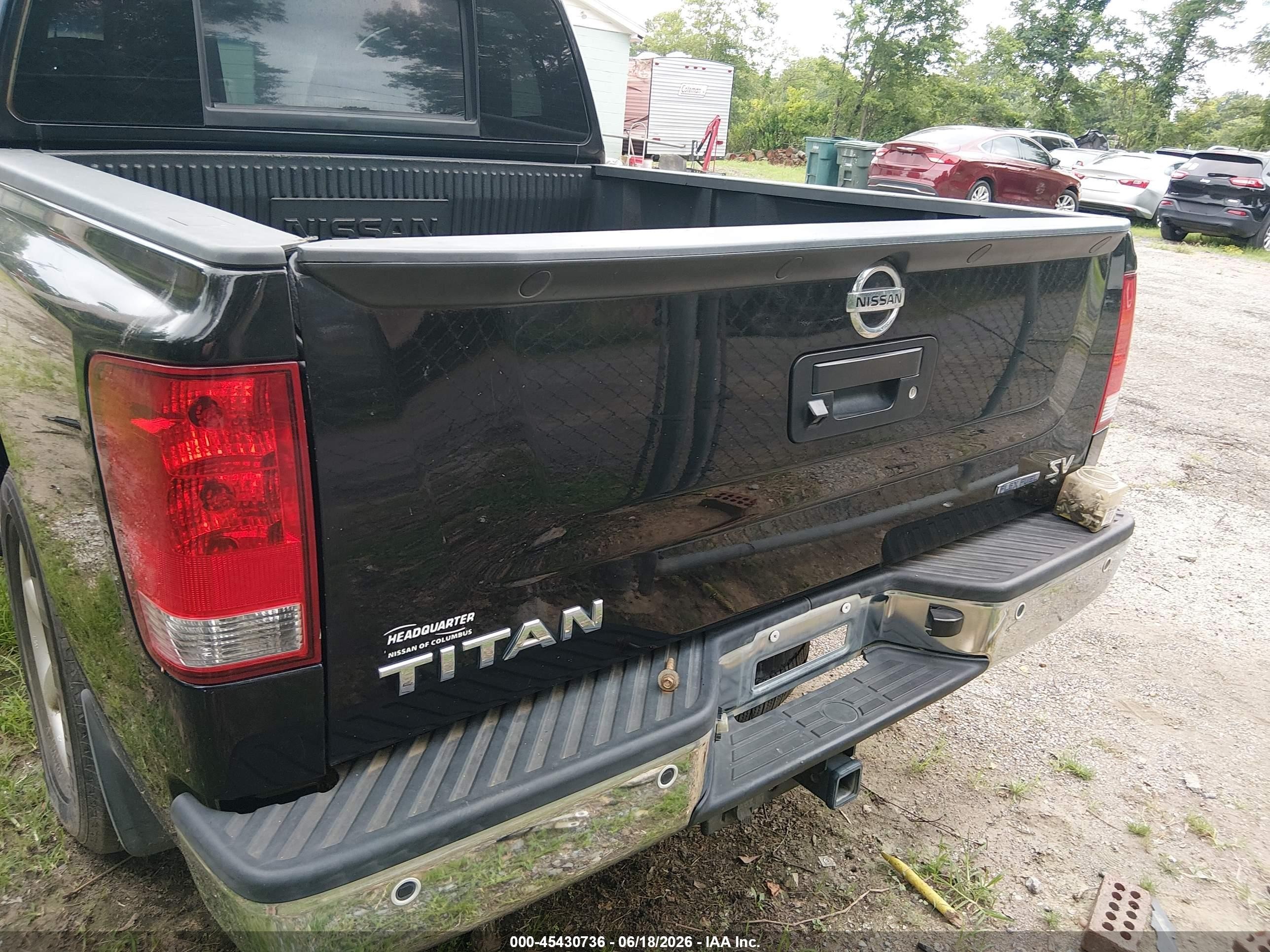 2014 Nissan Titan Sv Black vin: 1N6BA0ED5EN513057
