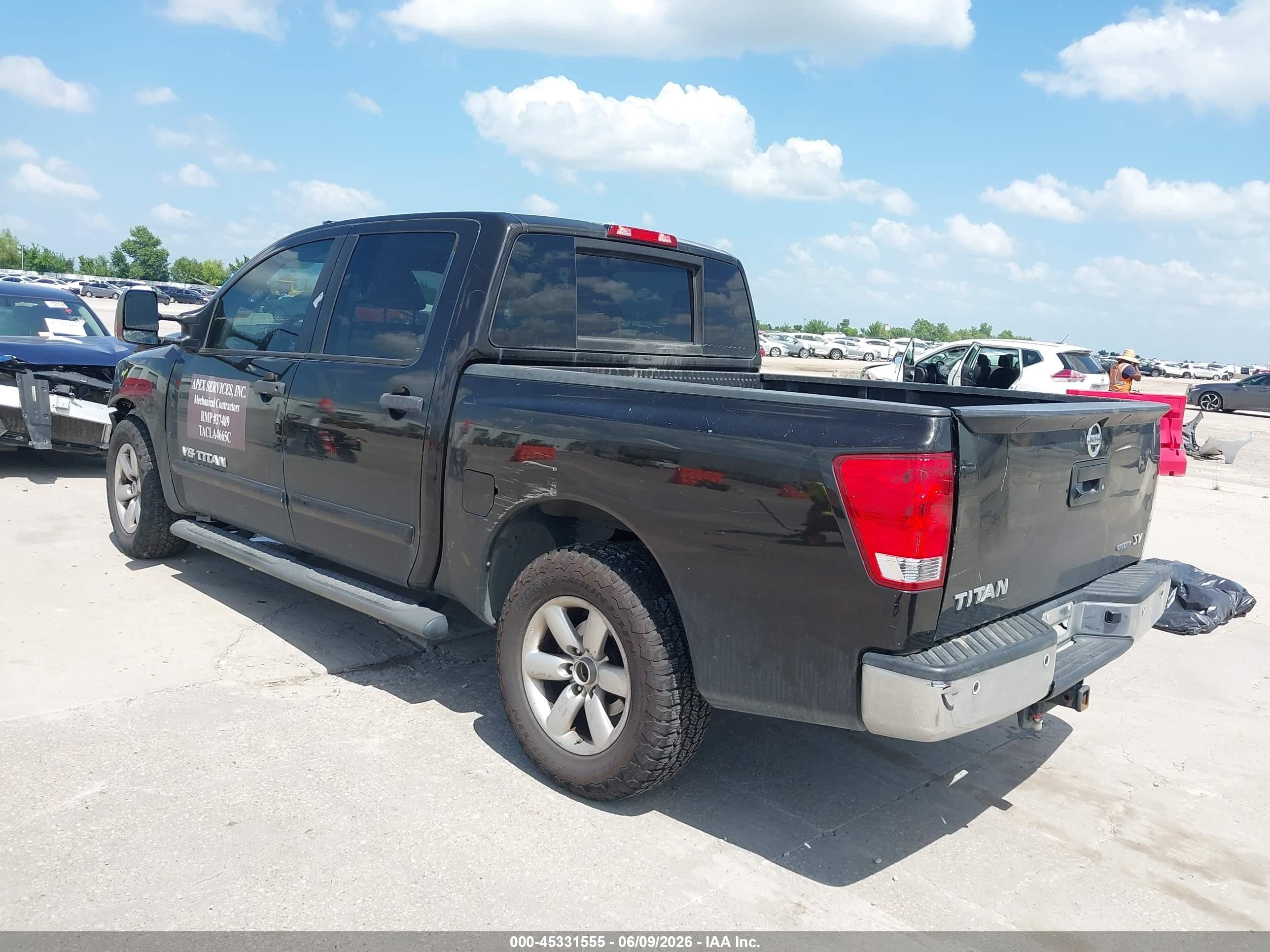 2014 Nissan Titan Sv Black vin: 1N6BA0ED5EN514919